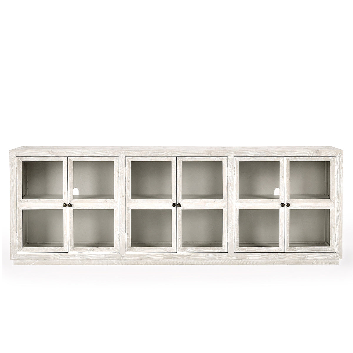 Selma Solid Wood 6-Door Cabinet