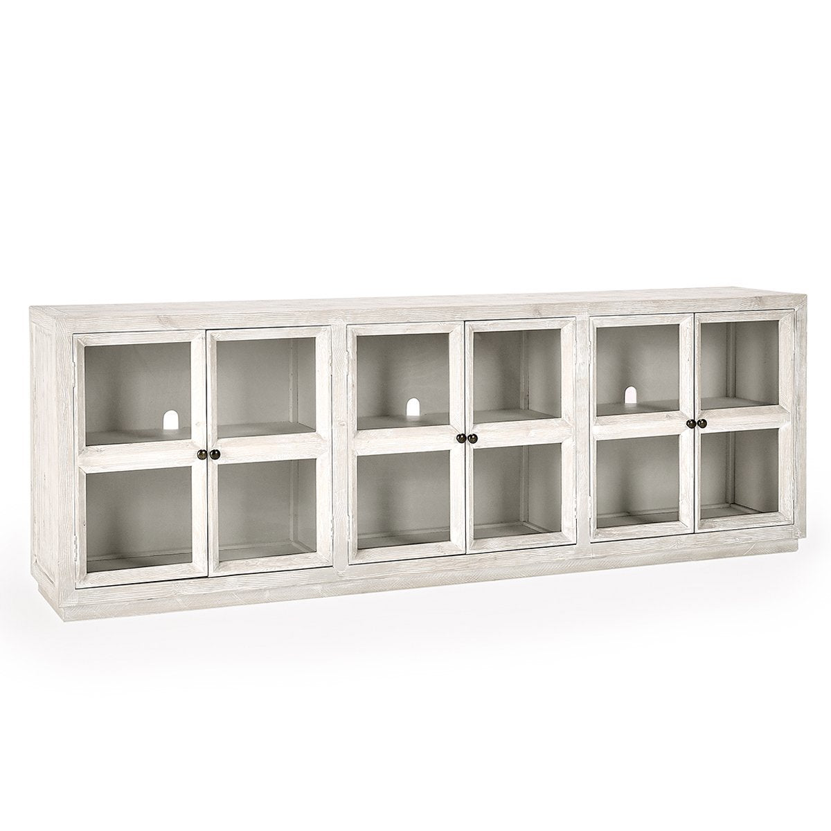 Selma Solid Wood 6-Door Cabinet