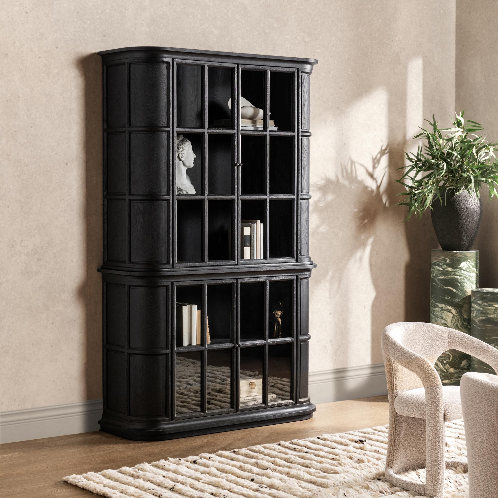 Carson Display Cabinet - Loft Black