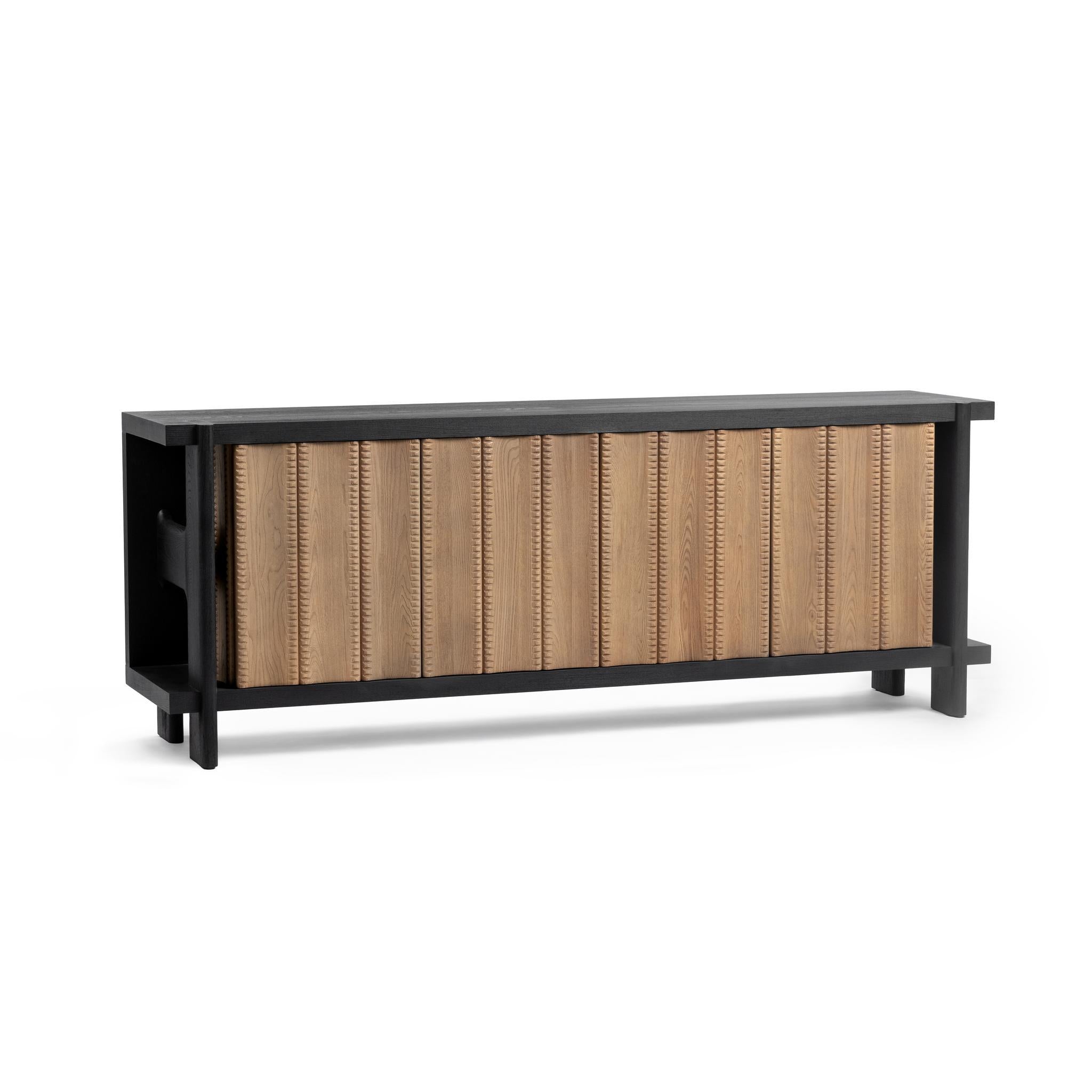 Ellison 4 Door Cabinet - Shoreline Noir