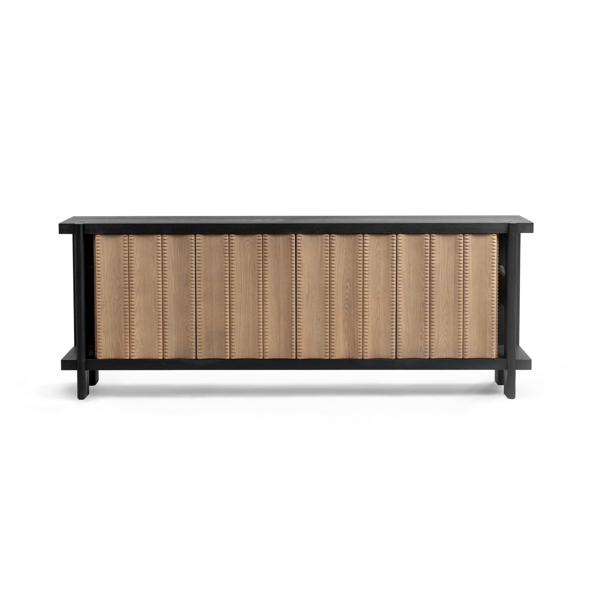 Ellison 4 Door Cabinet - Shoreline Noir