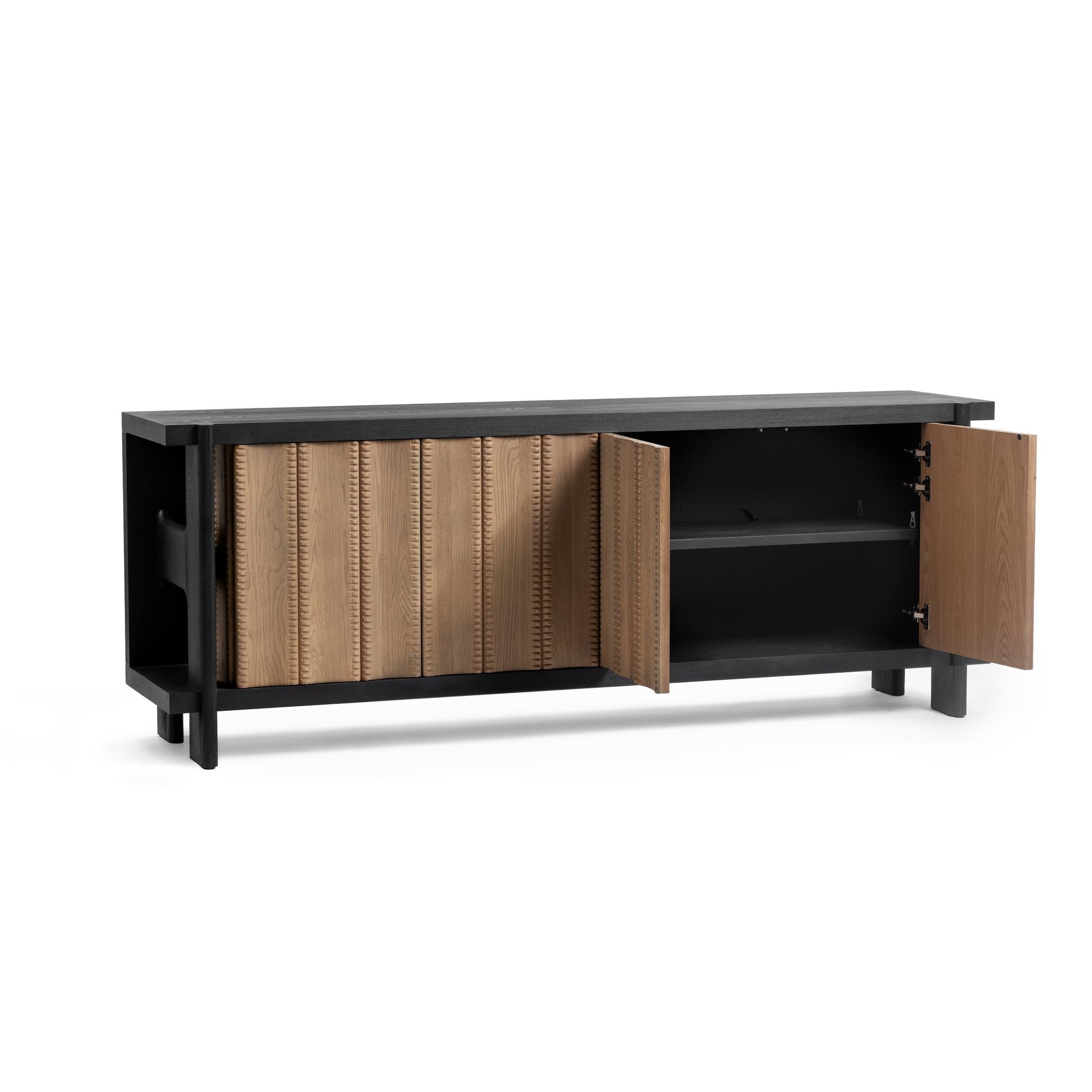 Ellison 4 Door Cabinet - Shoreline Noir