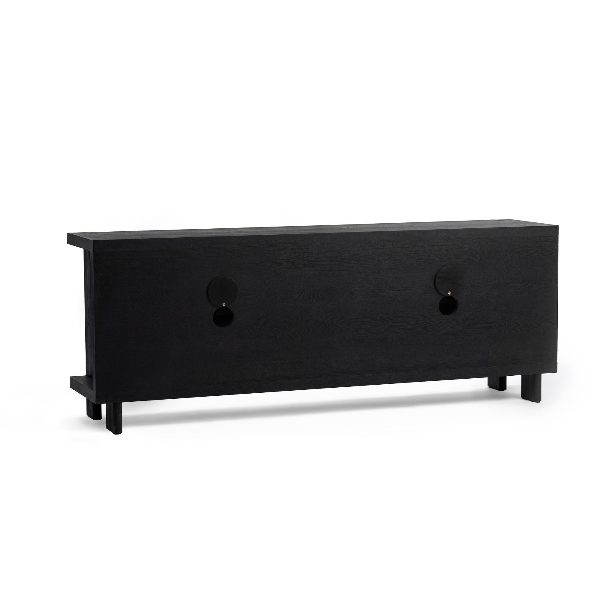 Ellison 4 Door Cabinet - Shoreline Noir
