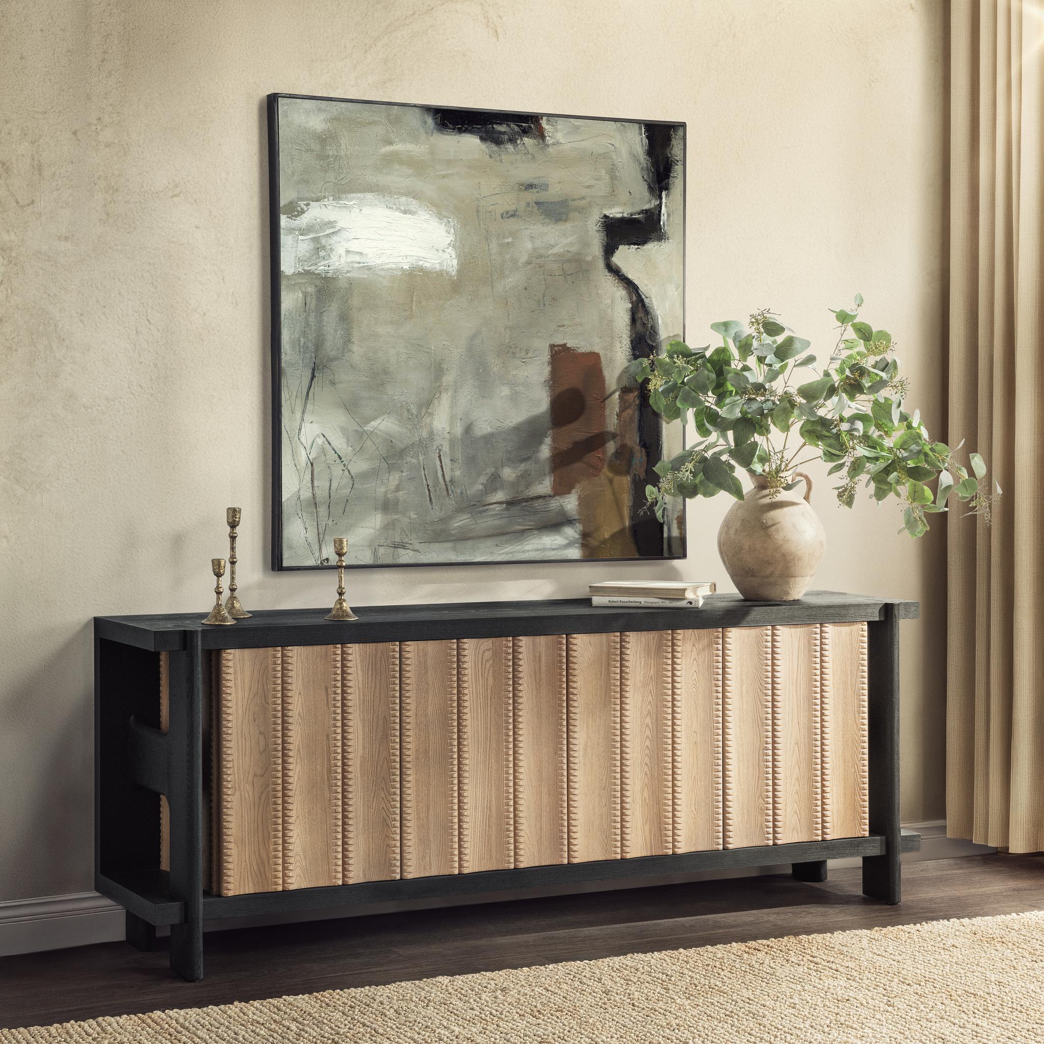 Ellison 4 Door Cabinet - Shoreline Noir