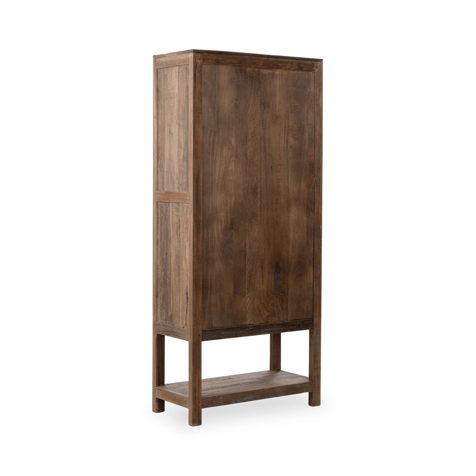 Kharga Reclaimed Wood Tall Cabinet - Natural