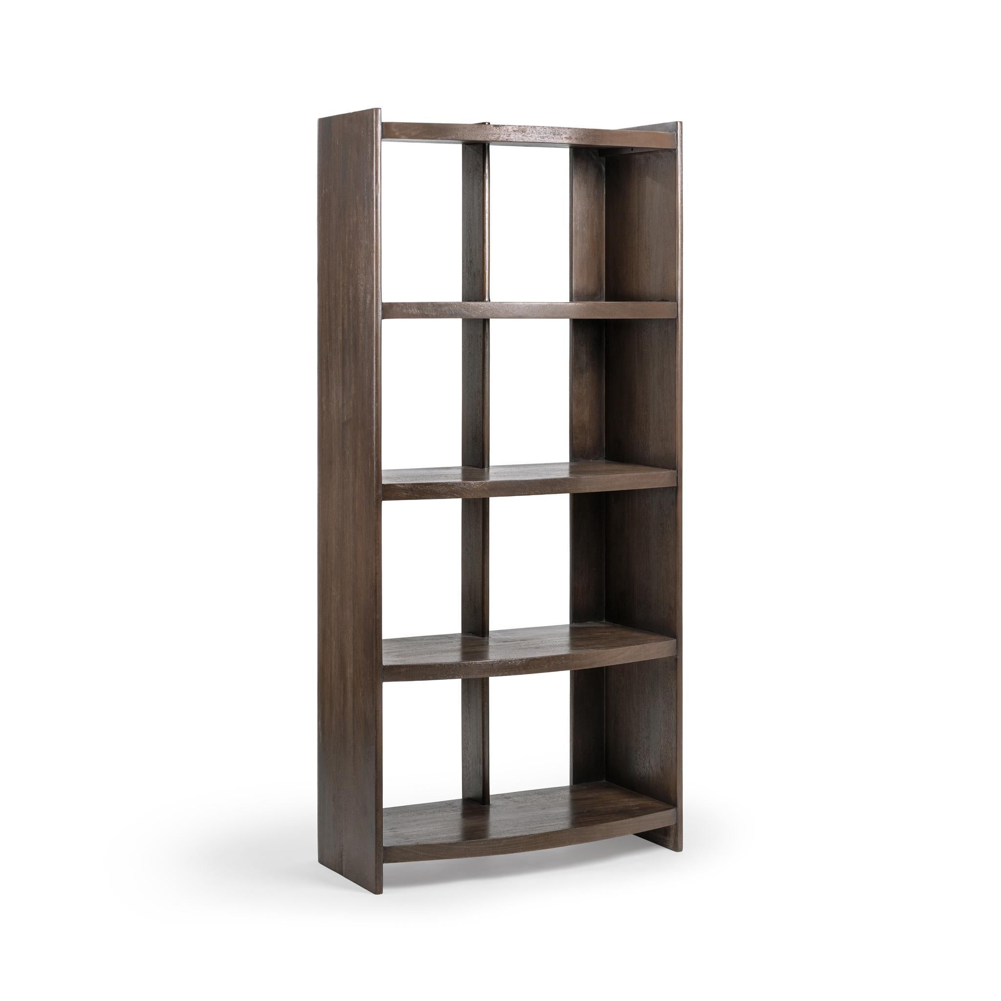 Kyra Bookshelf - Cocoa Brown