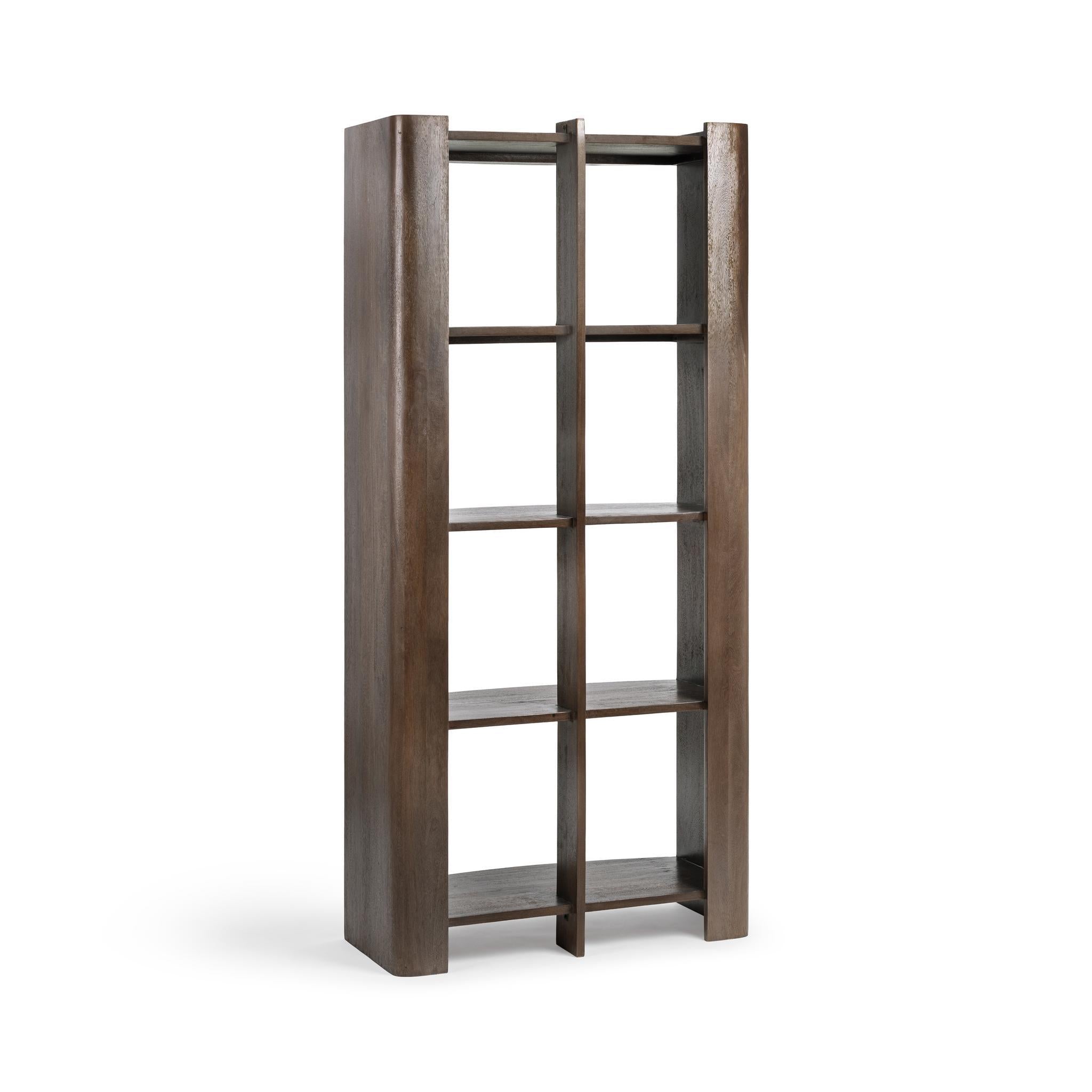 Kyra Bookshelf - Cocoa Brown