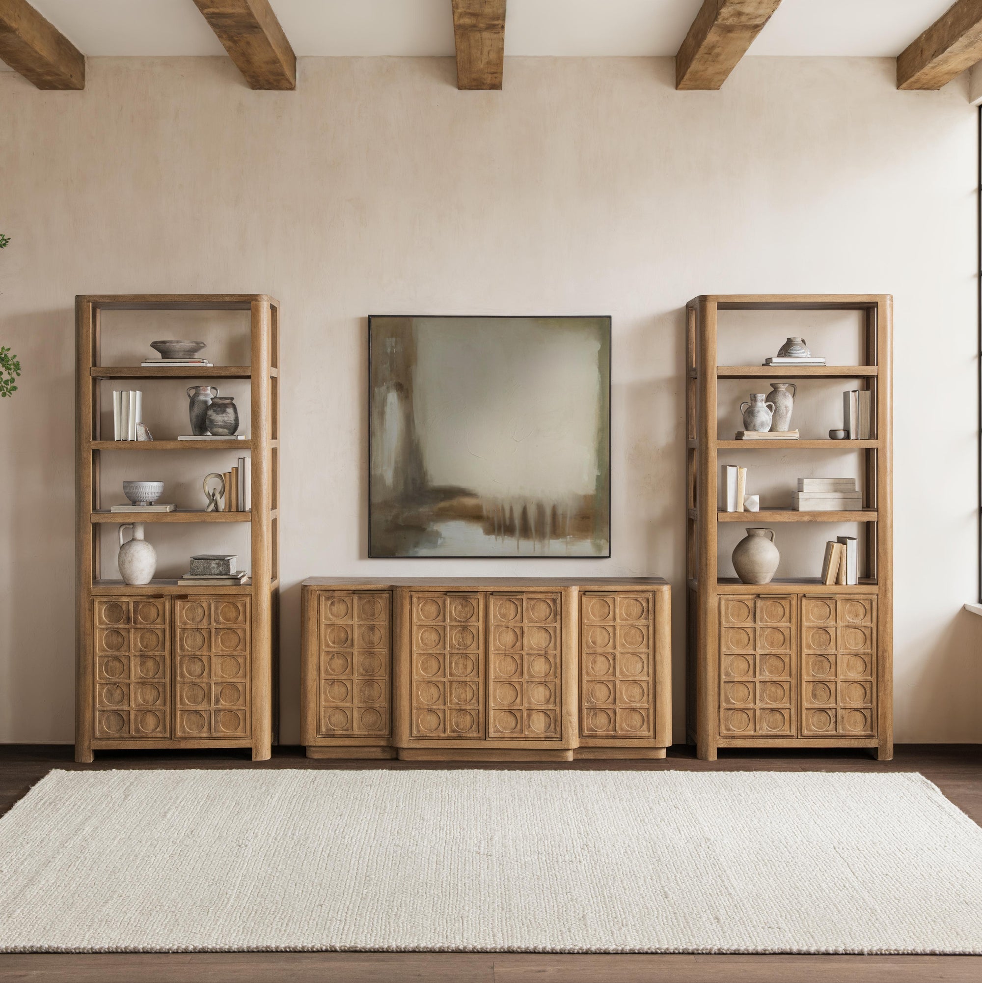 Cleveland 4 Door Cabinet - Santy Taupe