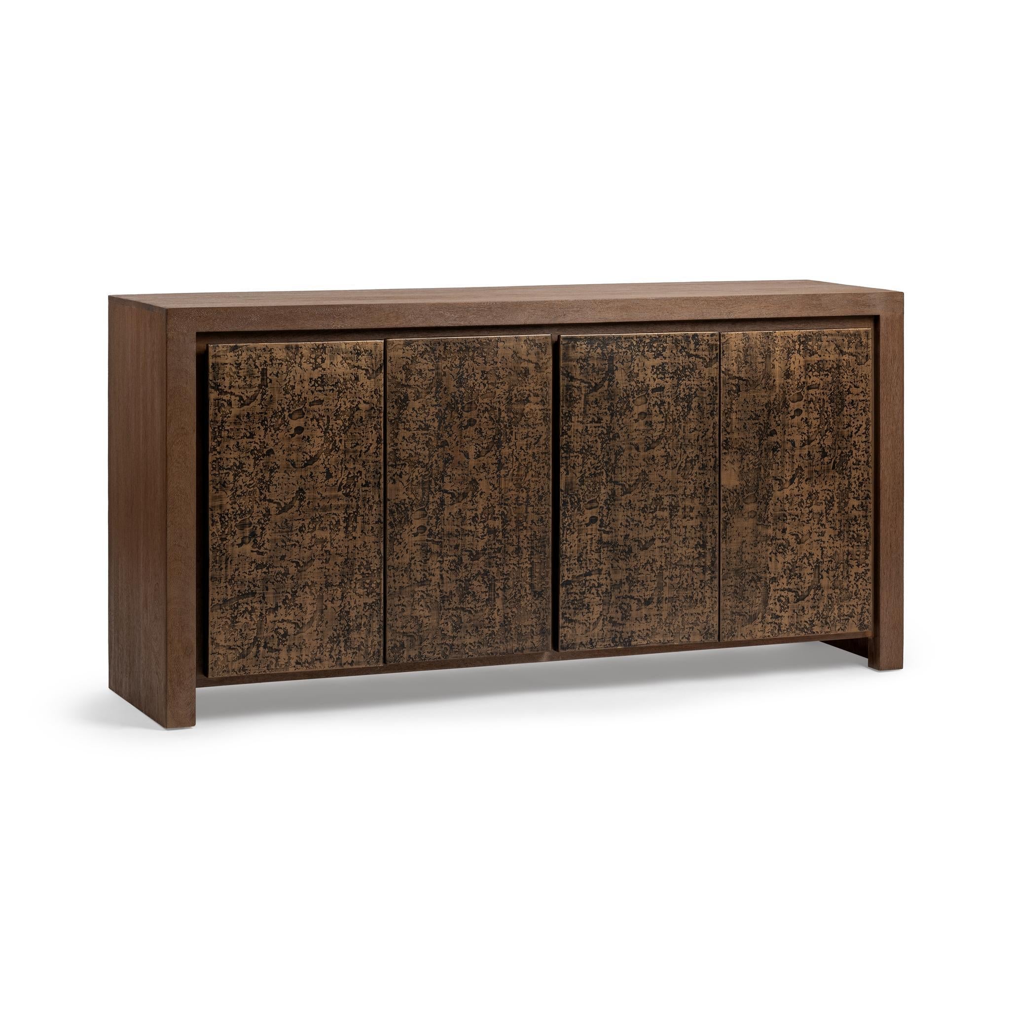 Glendale 4 Door Buffet - Toasted Chestnut