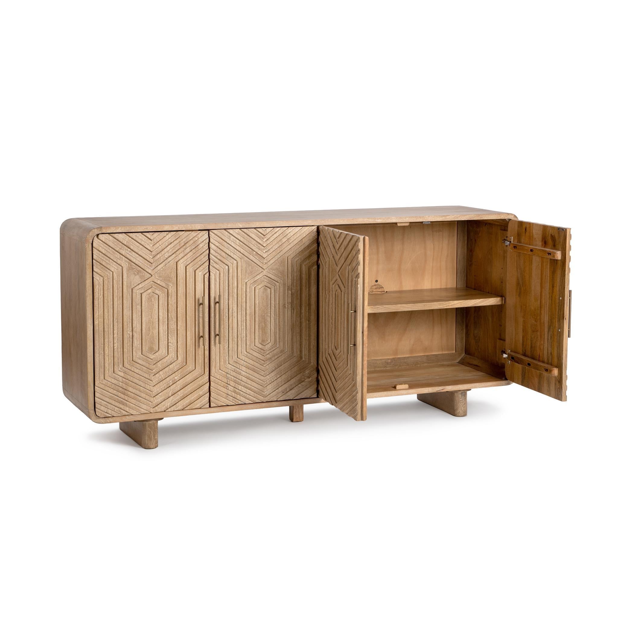 Holmes 4 Door Buffet - Dune Clay