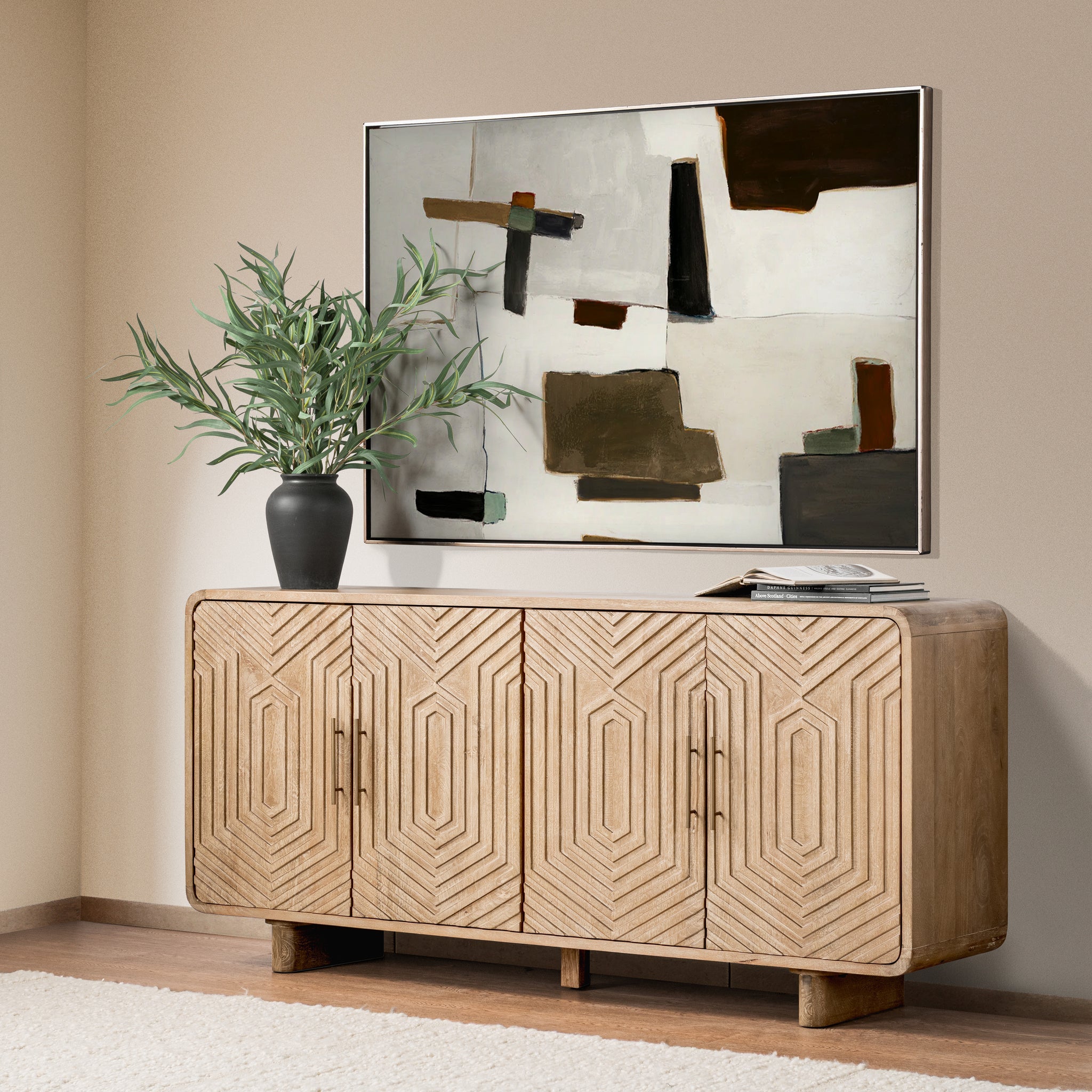 Holmes 4 Door Buffet - Dune Clay