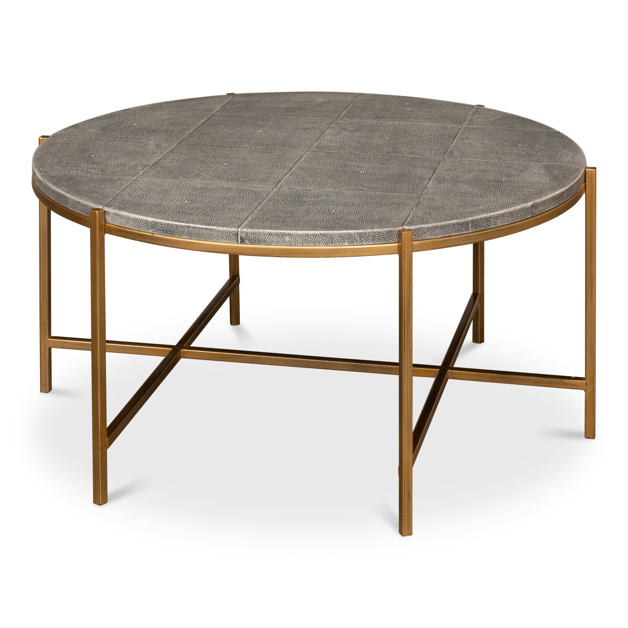 Grey Shagreen Coffee Table