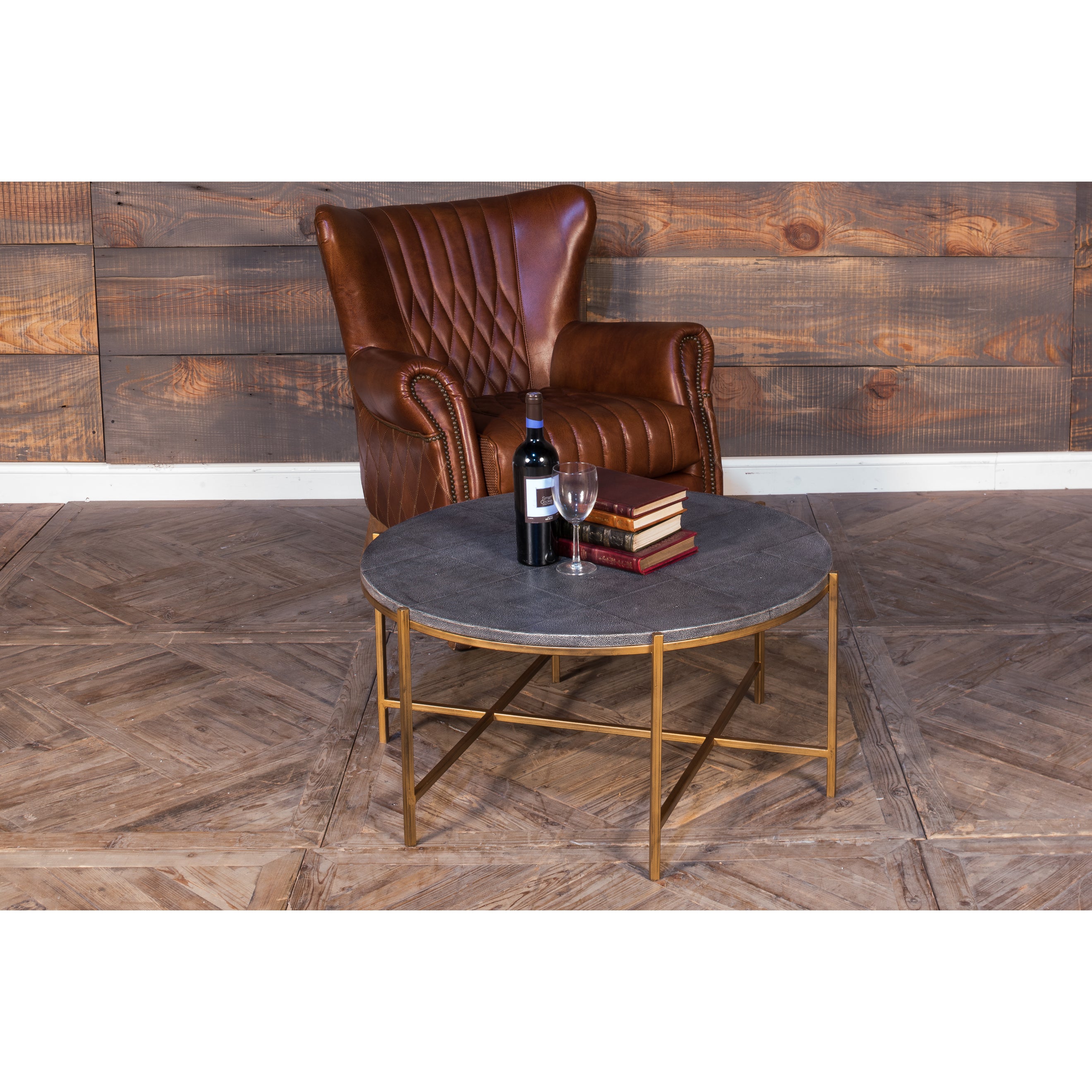 Grey Shagreen Coffee Table