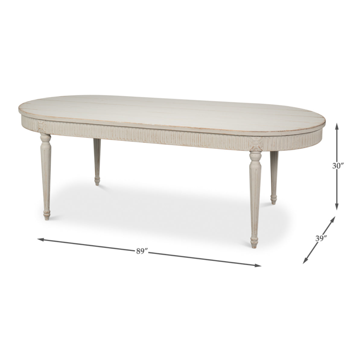 French Antique Reproduction Dining Table