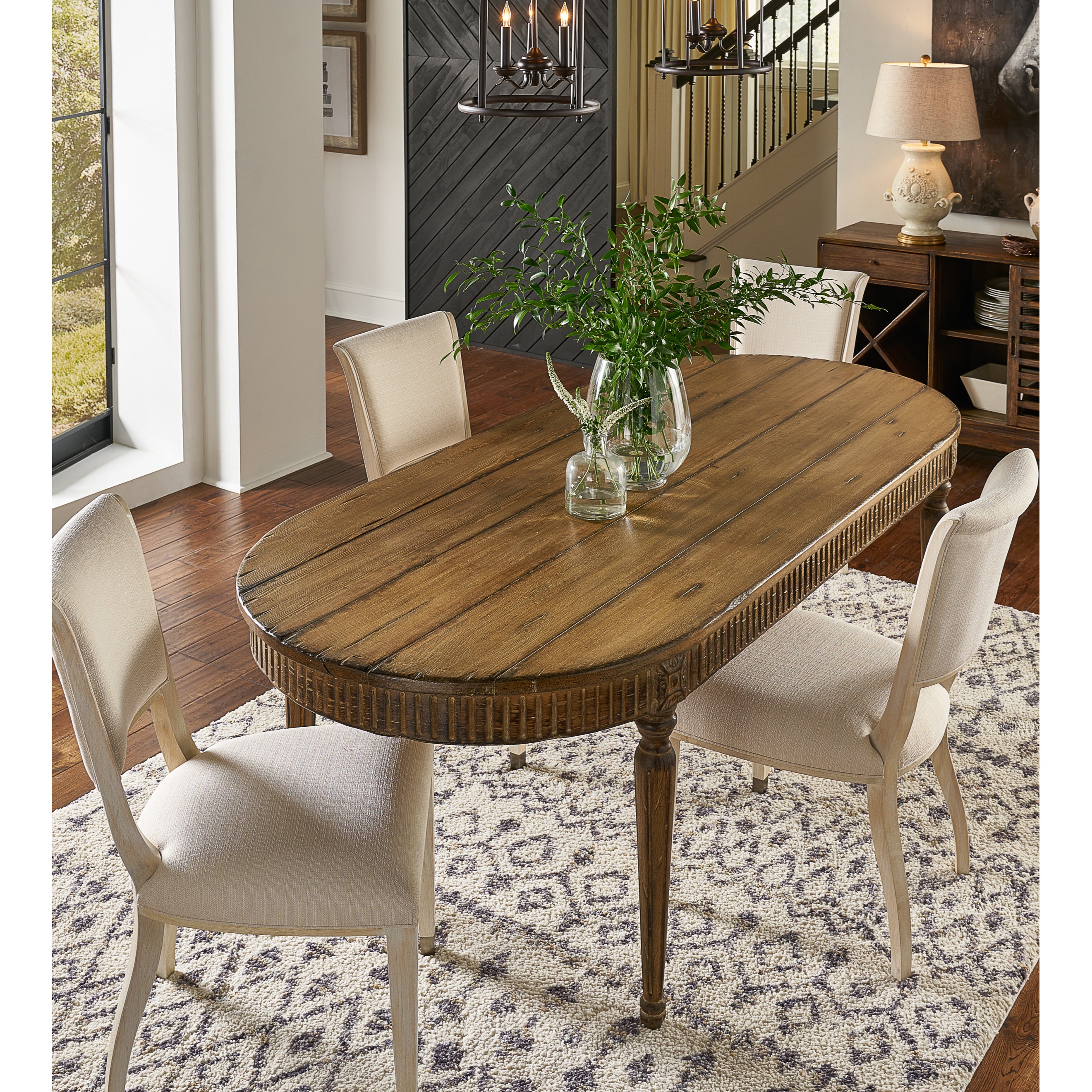 French Antique Reproduction Dining Table