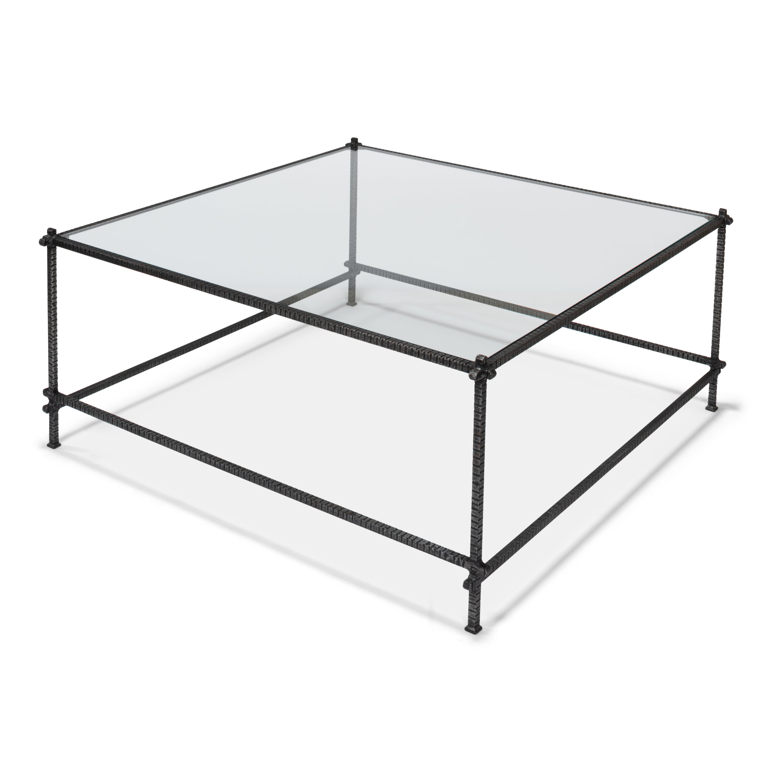 Serrated Edge Iron Coffee Table