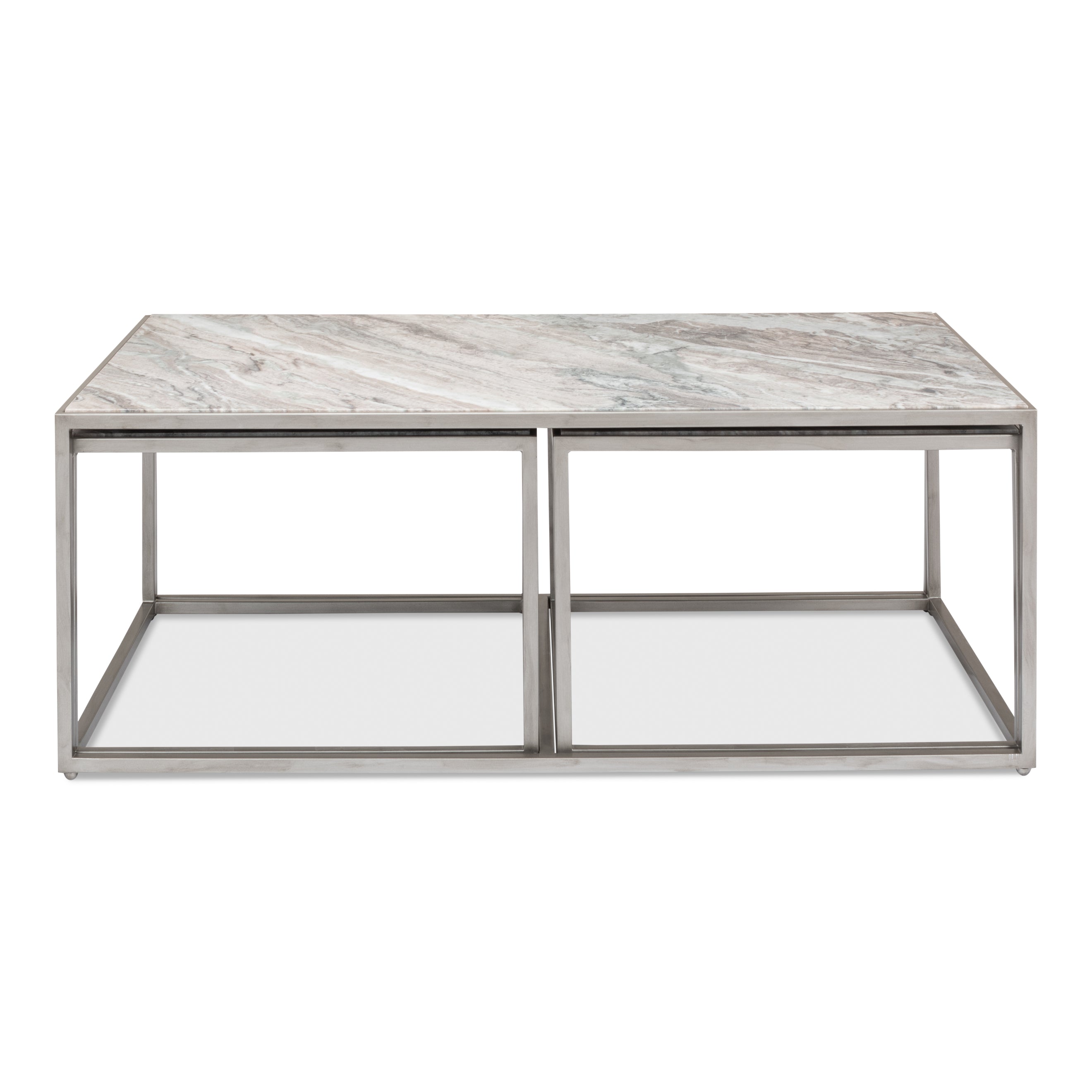 Nesting Low Tables Set of 3 - Marble Top