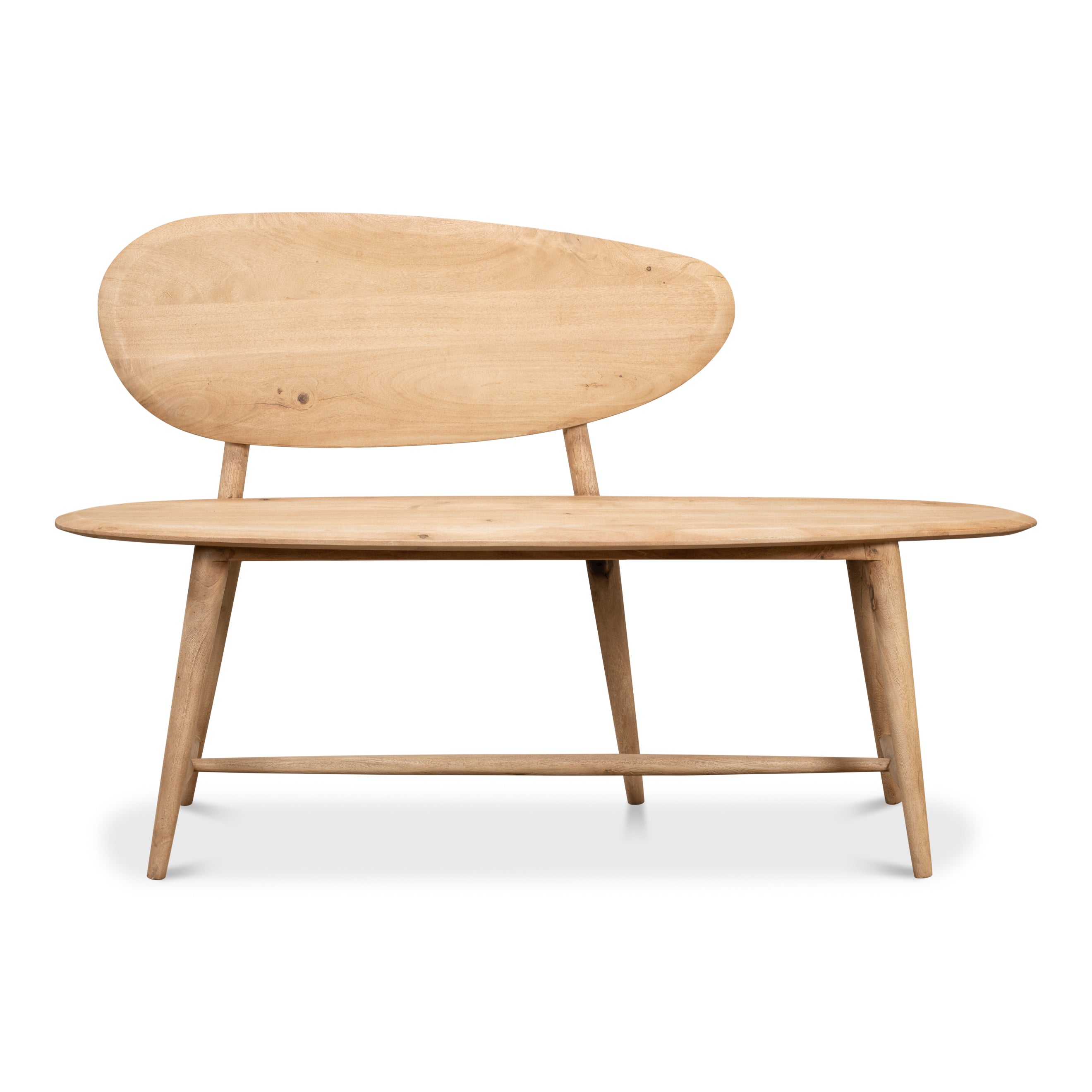 Pebble Bench (1 Back) - Lionskin Finish