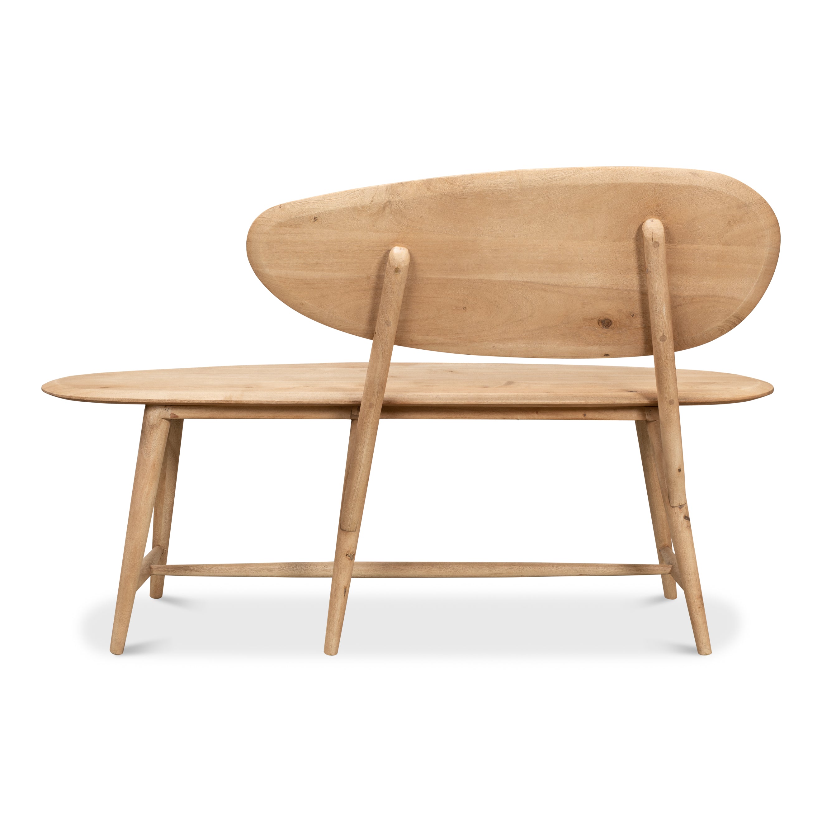 Pebble Bench (1 Back) - Lionskin Finish