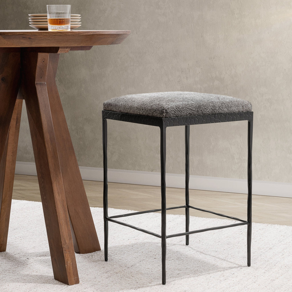 Bose Leather Counter Stool