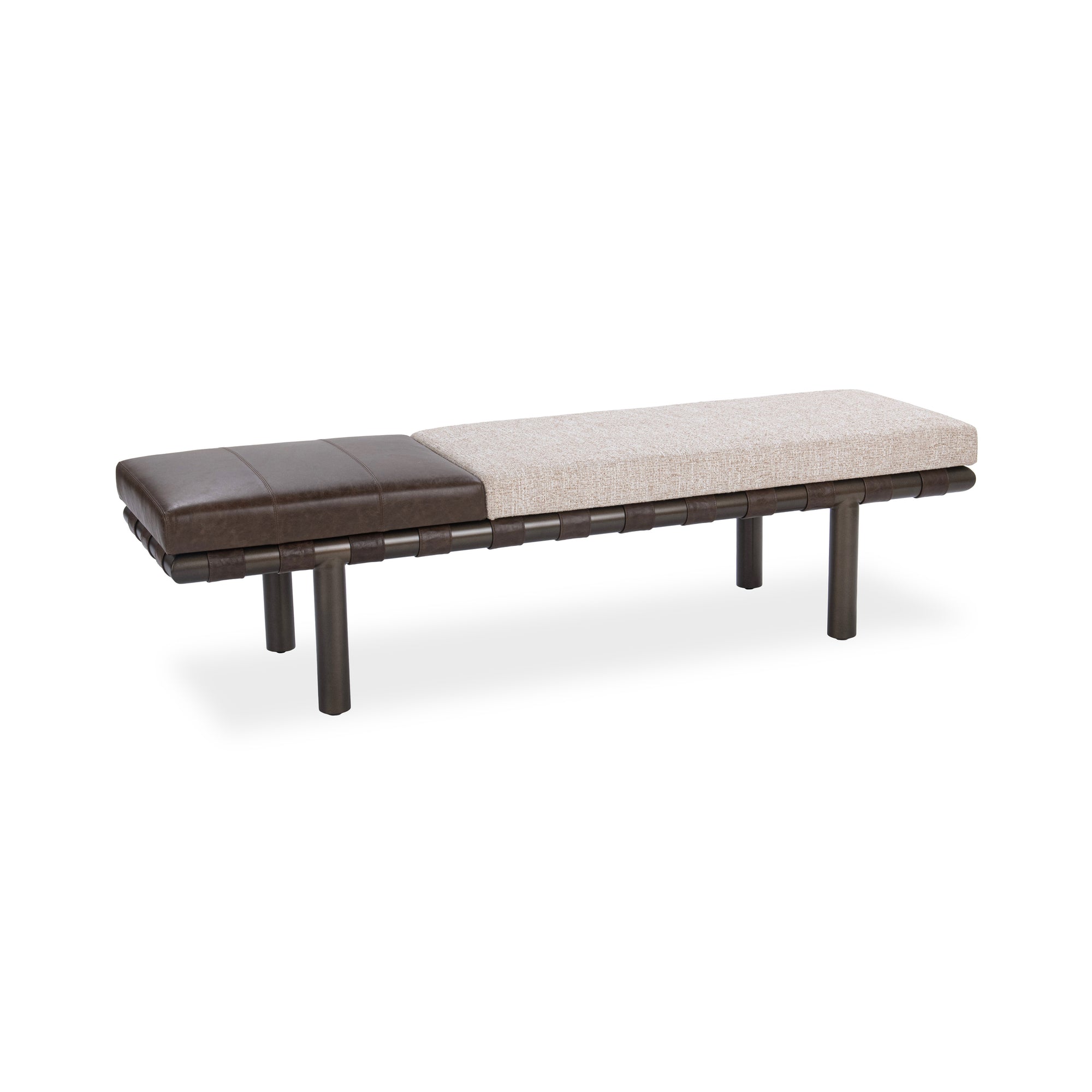 Brooklyn Accent Bench - Cocoa Latte