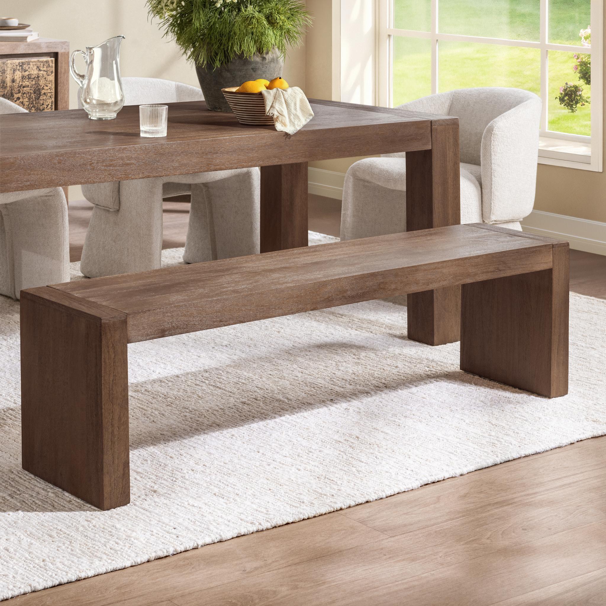 Glendale 64" Dining Bench - Toasted Chestnut