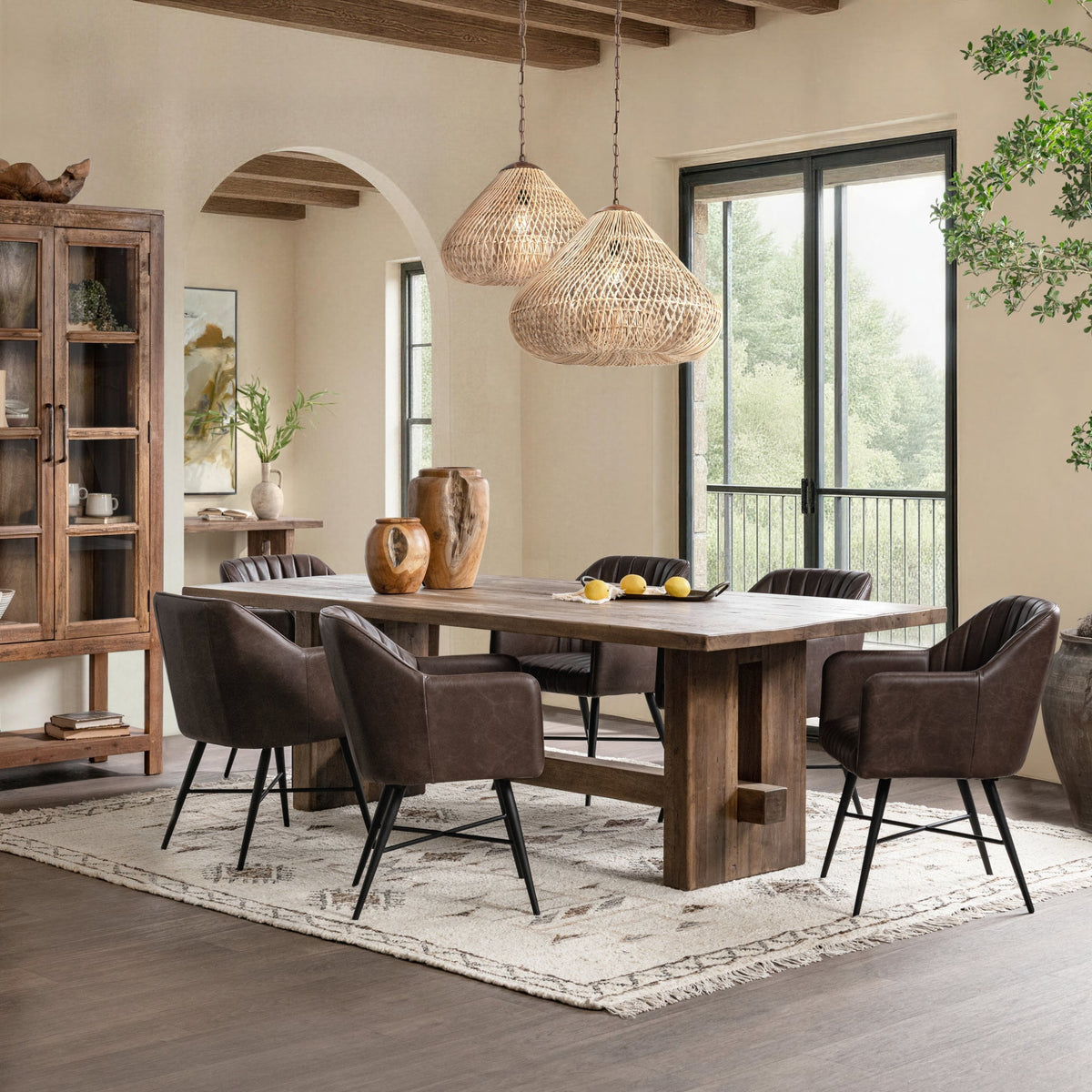 Leon Leather Dining Chair