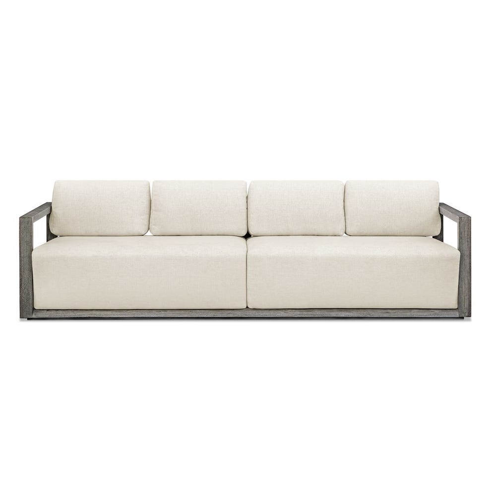 Uttermost Remsen 107" Outdoor Gray Sofa