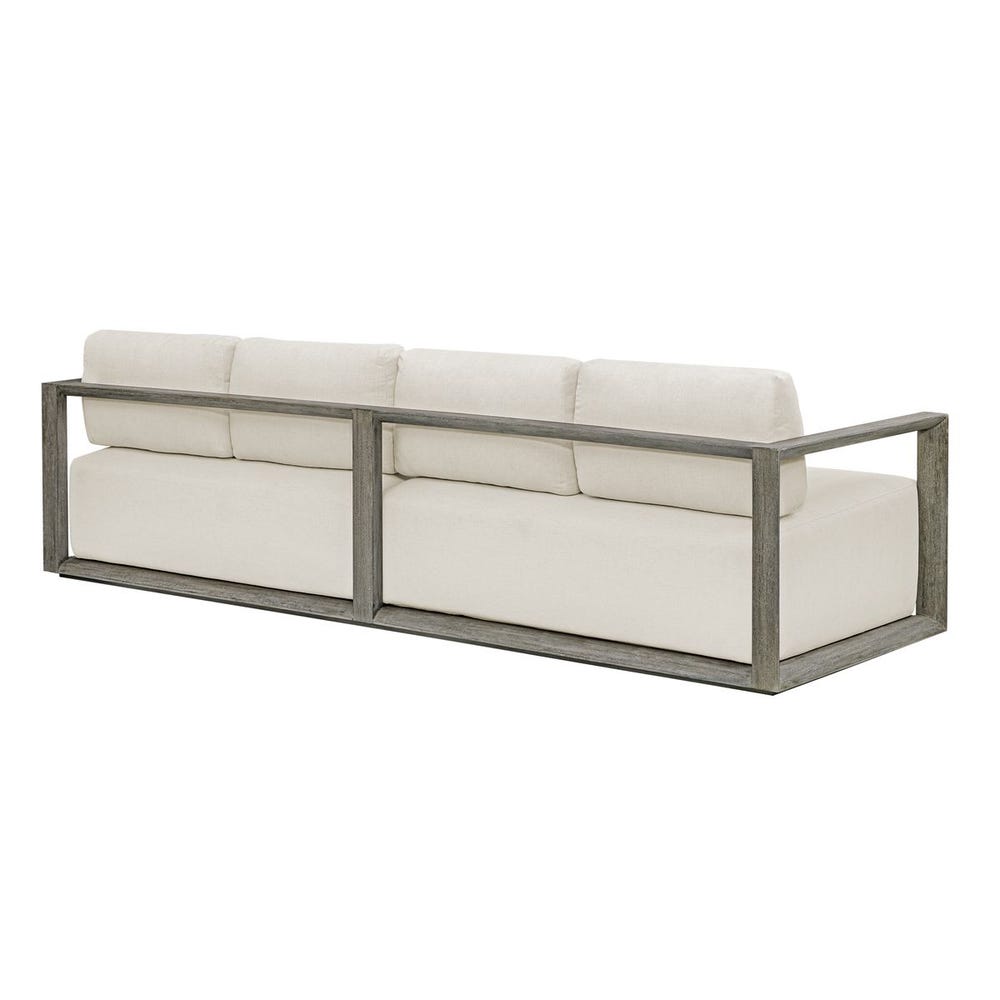Uttermost Remsen 107" Outdoor Gray Sofa