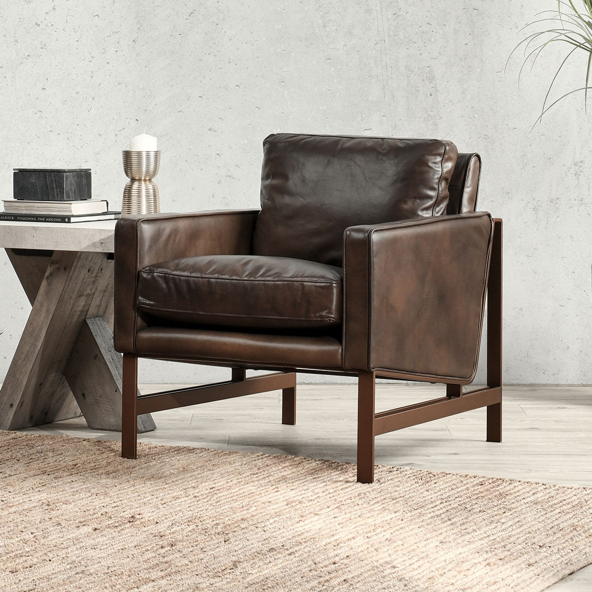 Chazzie Club Chair Ocean Blue