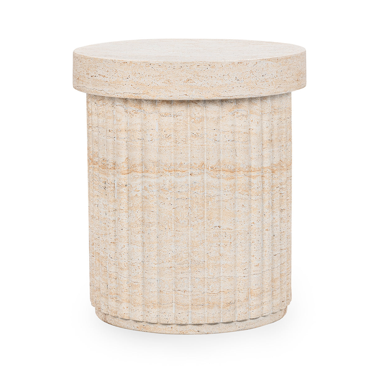 Selah Outdoor Accent Table - Capri Limestone