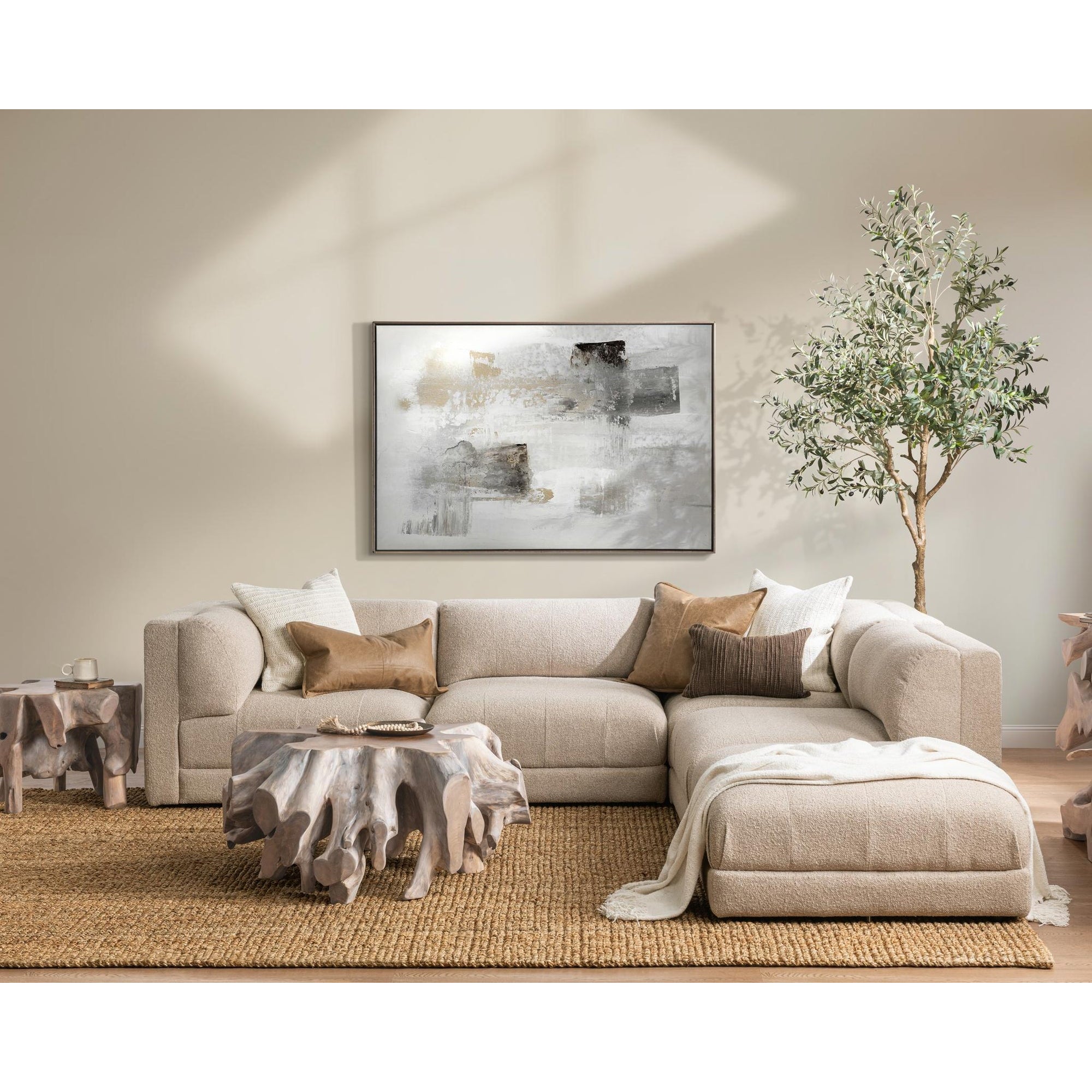 Adalynne 6 Piece Sectional - Buttermilk