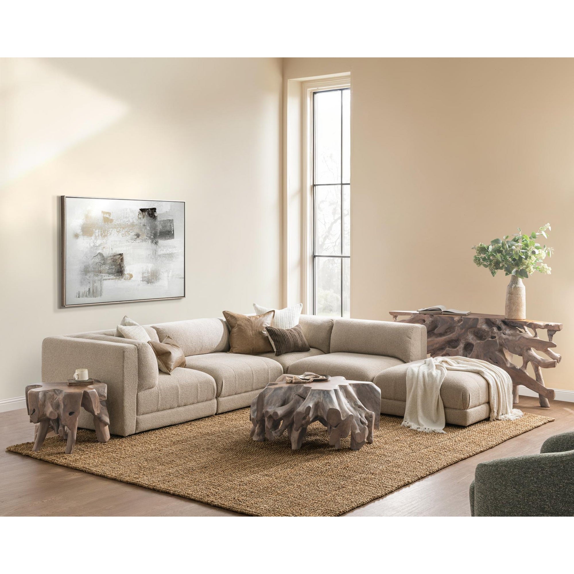 Adalynne 6 Piece Sectional - Buttermilk