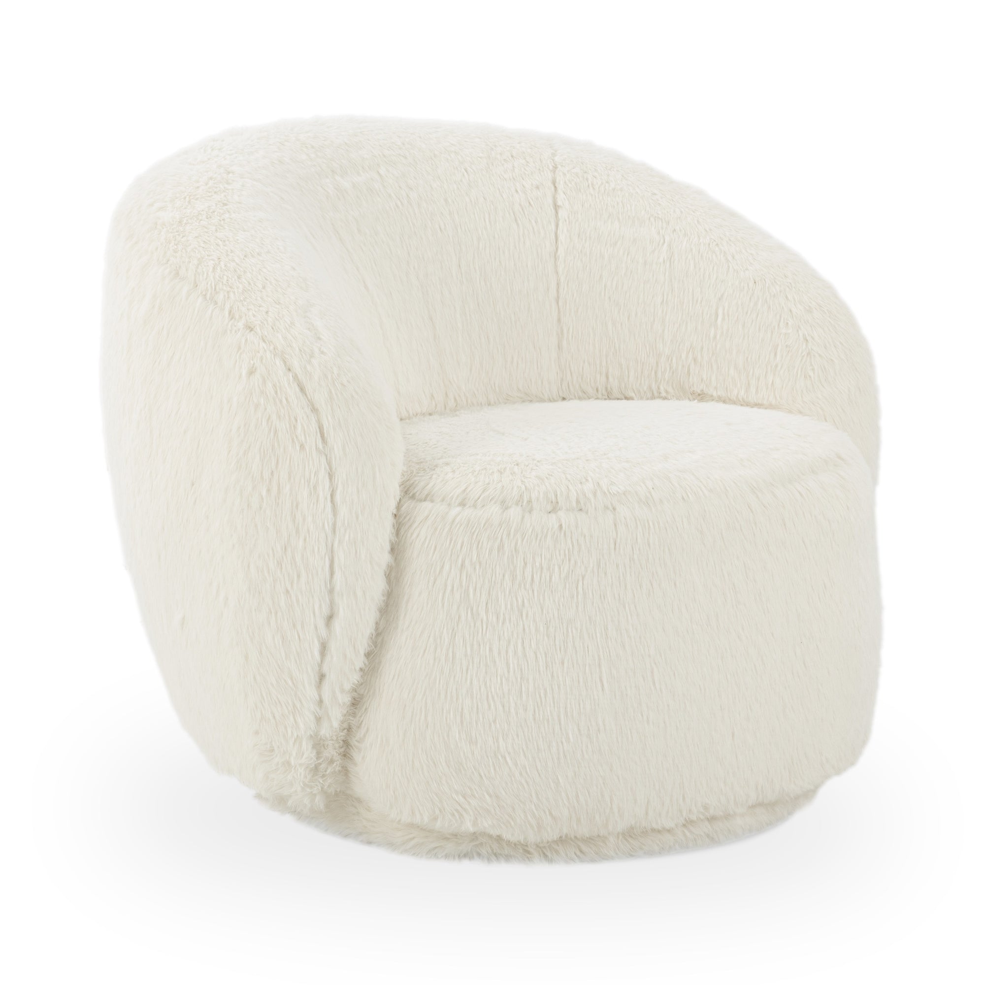 Adley Plush Swivel Accent Chair