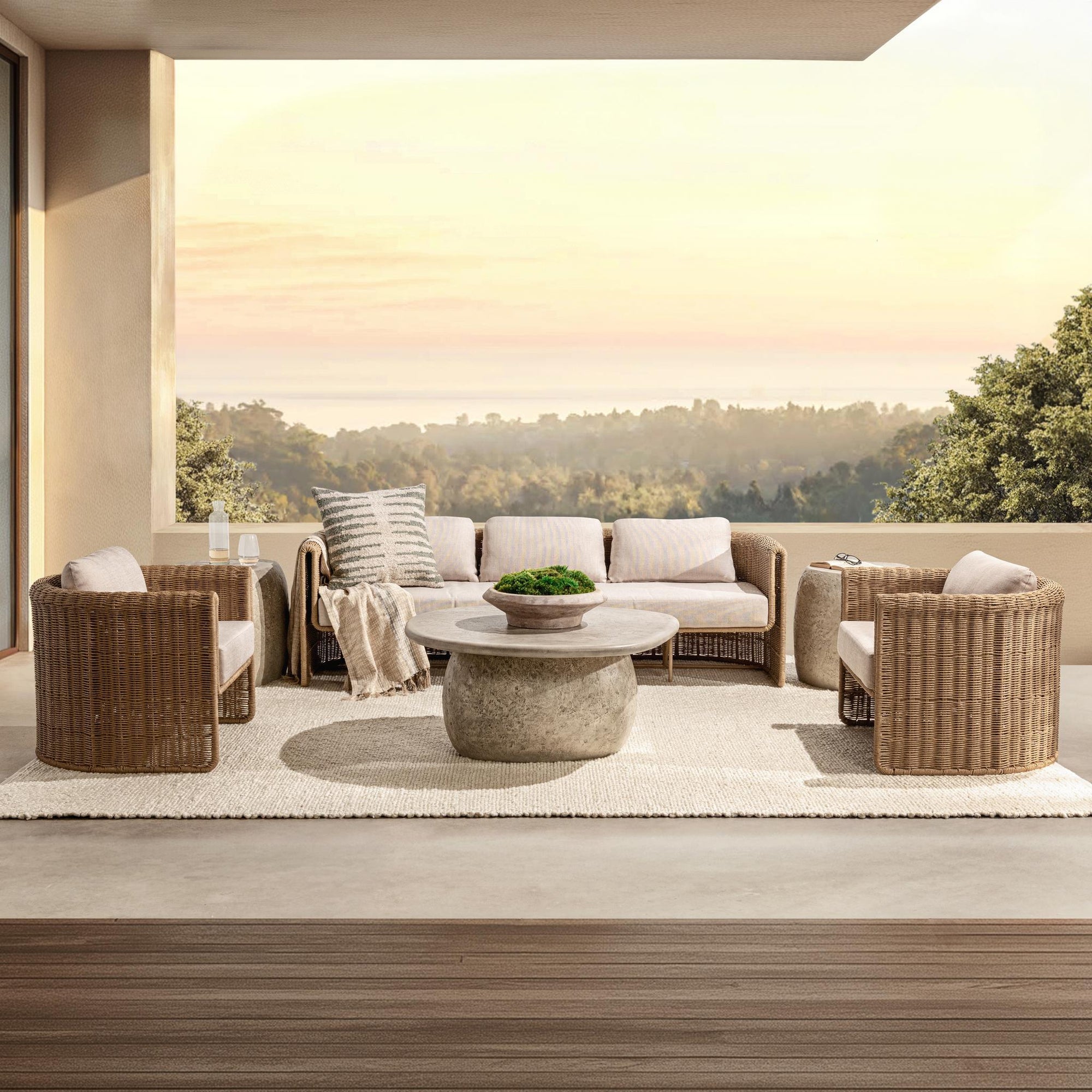 Rami Outdoor Sofa - Natural