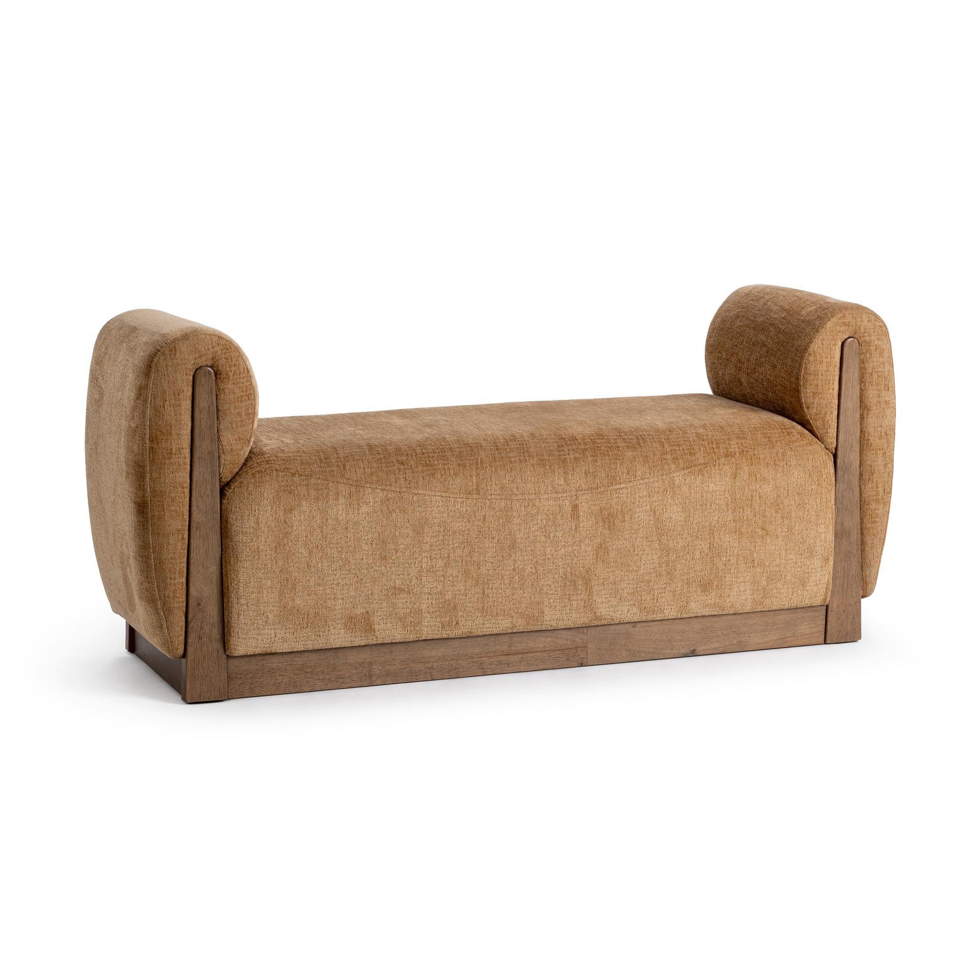 Soraya Accent Bench - Spiced Amber