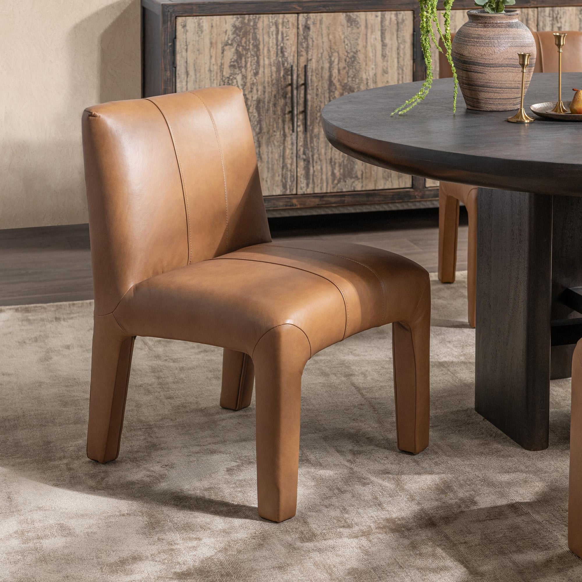 Liliana Dining Chair - Tan