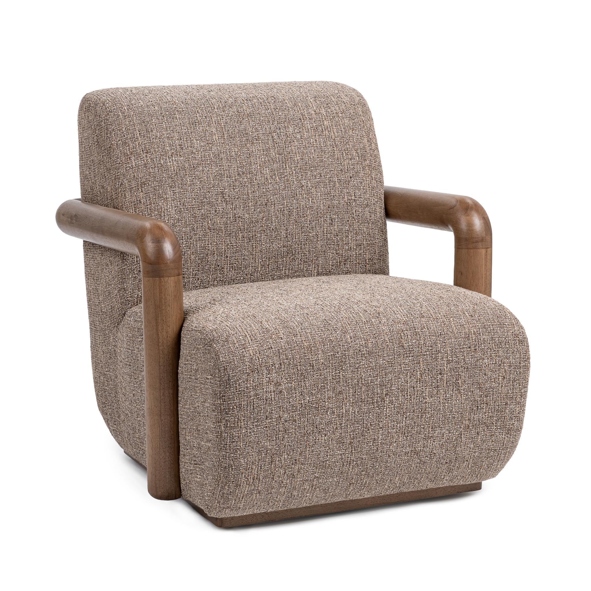 Welson Swivel Accent Chair - Warm Mocha