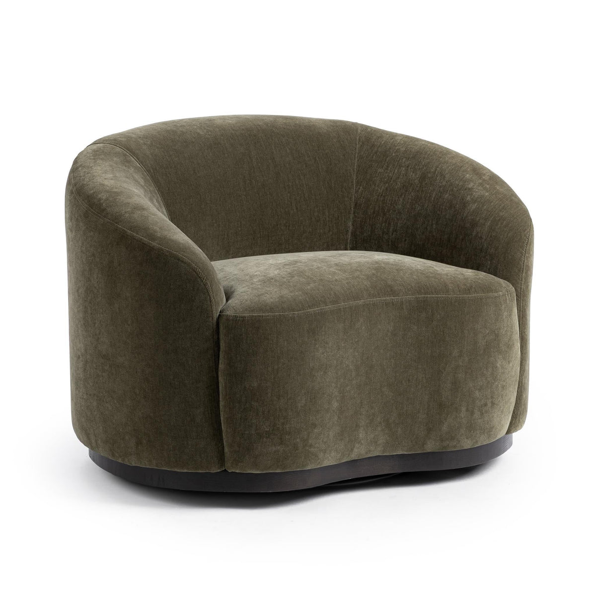 Beverly Olive Swivel Accent Chair