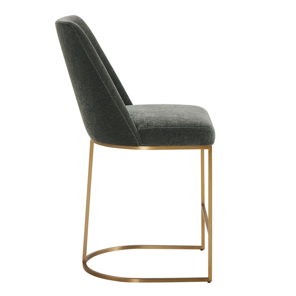 Uttermost Hanni Charcoal Counter Stool