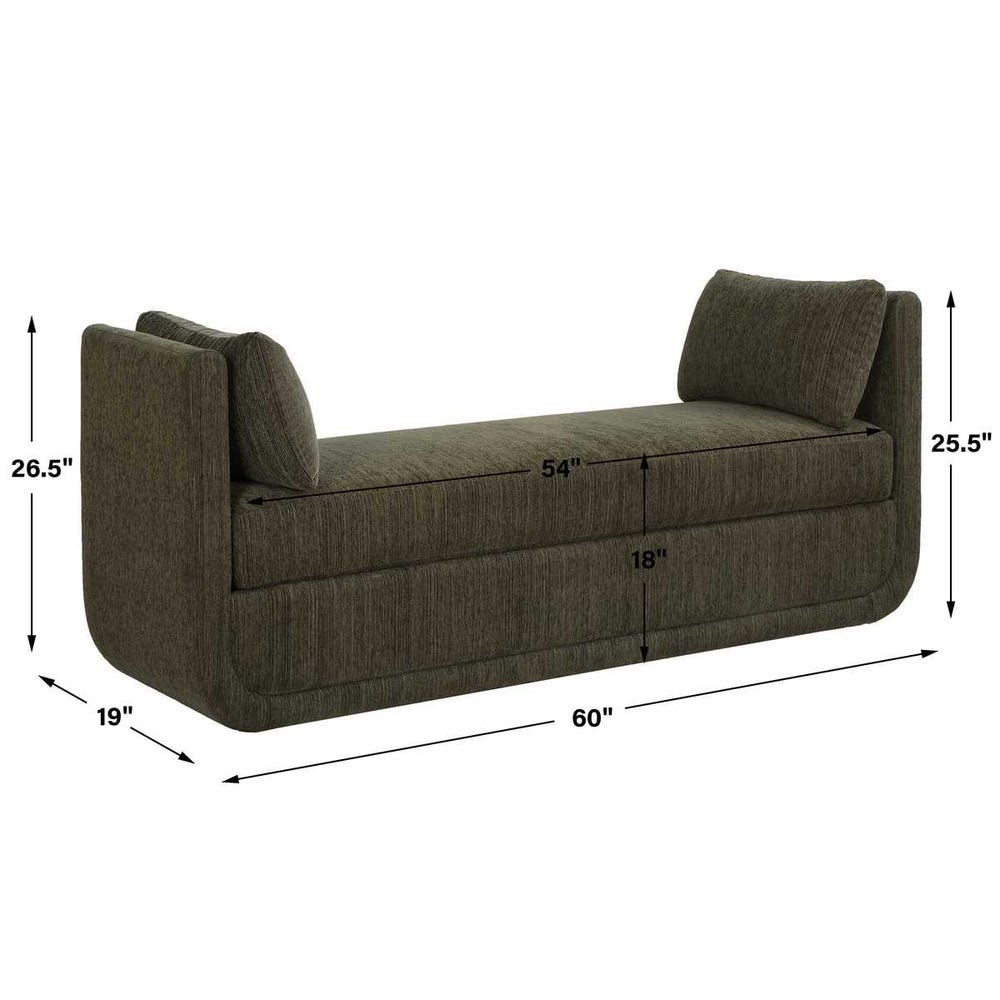 Uttermost Abound Oversized Herb Bench