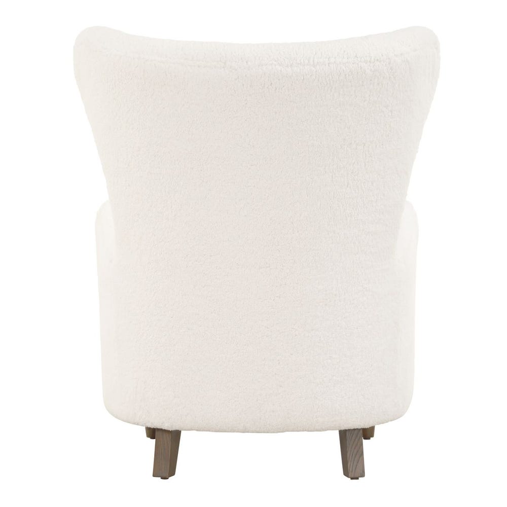 Uttermost Ingel White Wingback Armchair