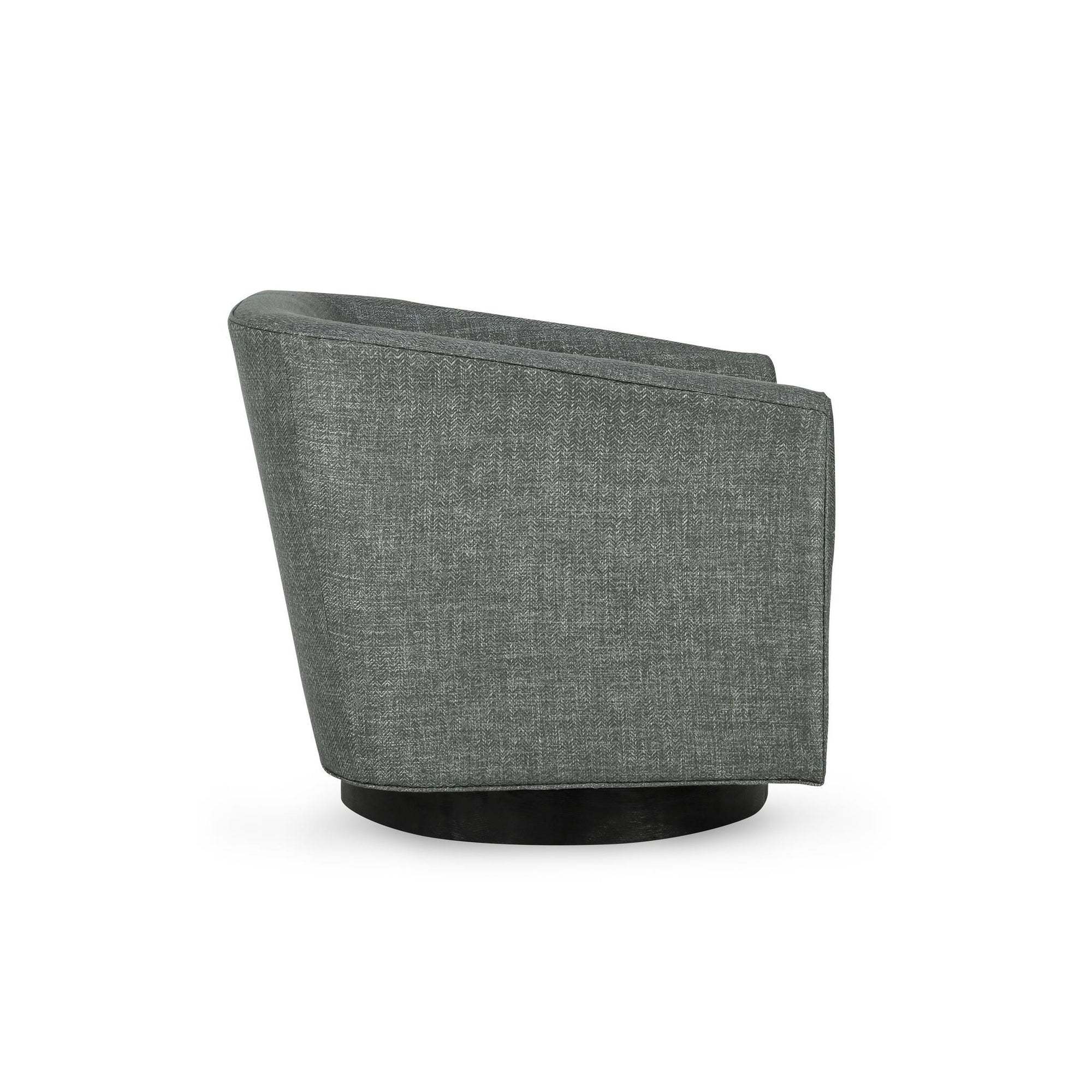 Leonard Swivel Chair - Dark Gray
