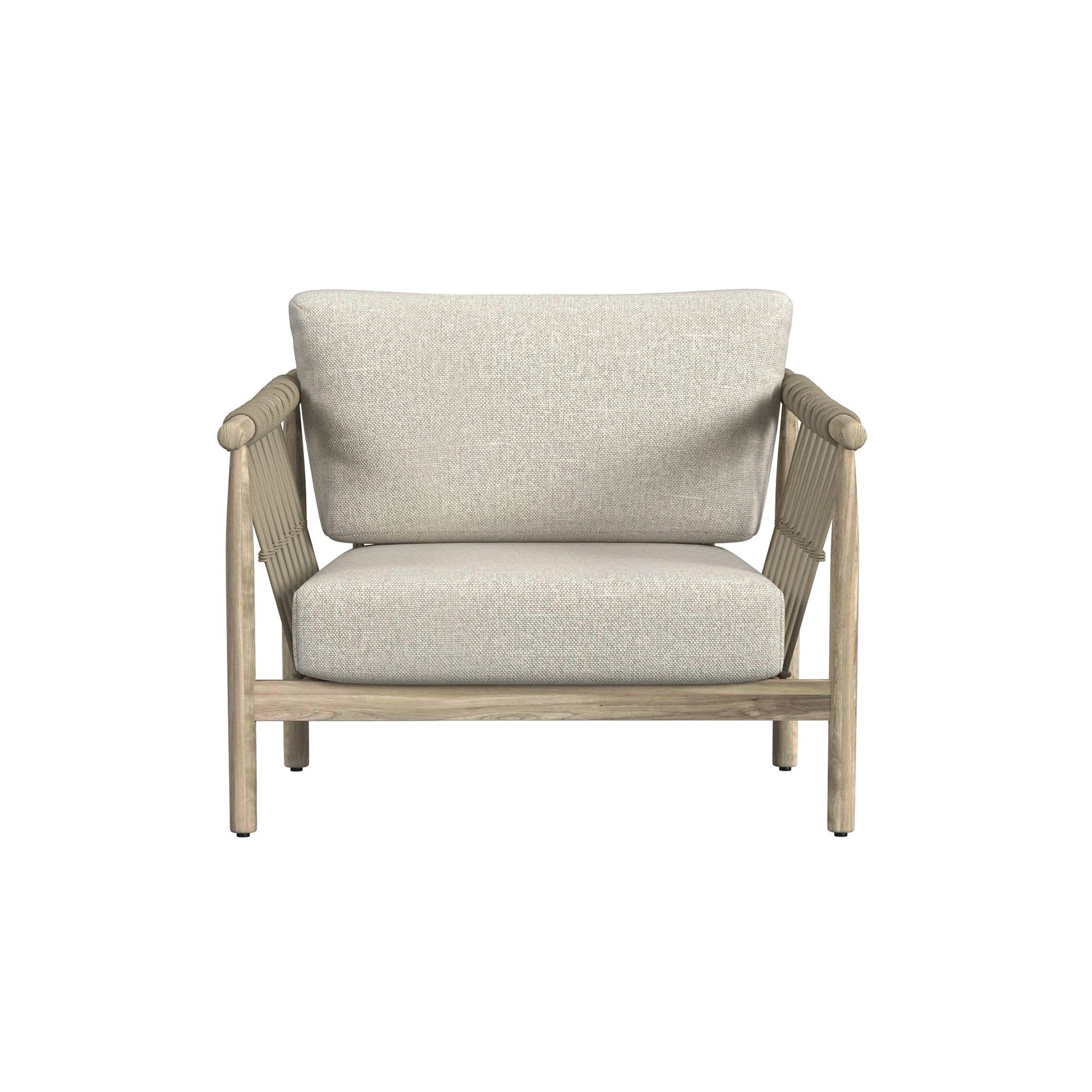Leo Outdoor Accent Chair - Taupe