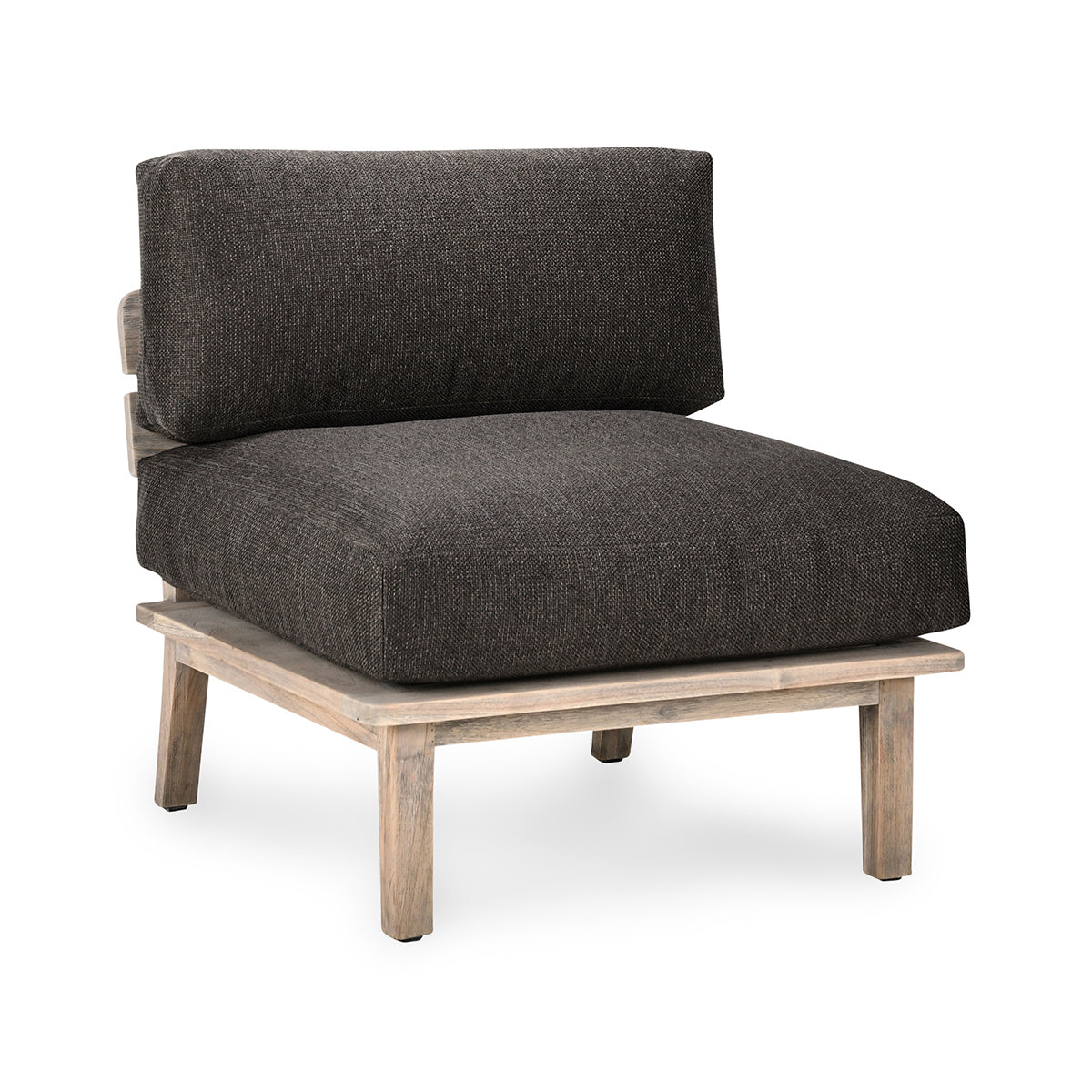 Podium Outdoor Accent Chair - Dark Gray