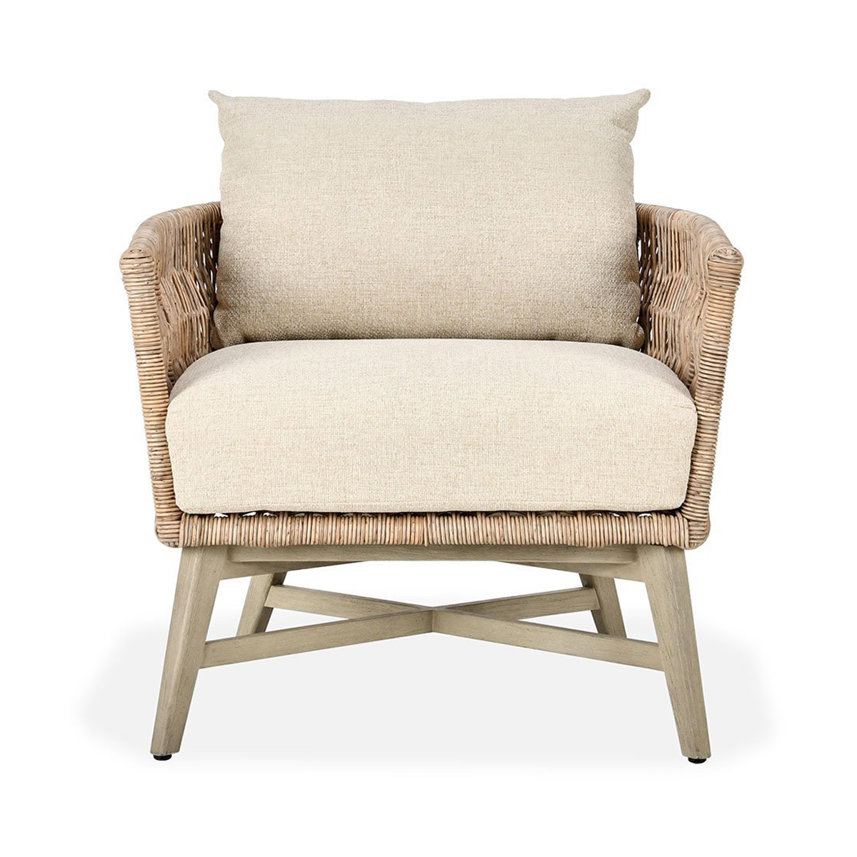 Collins Outdoor Accent Chair - Natural with Sand