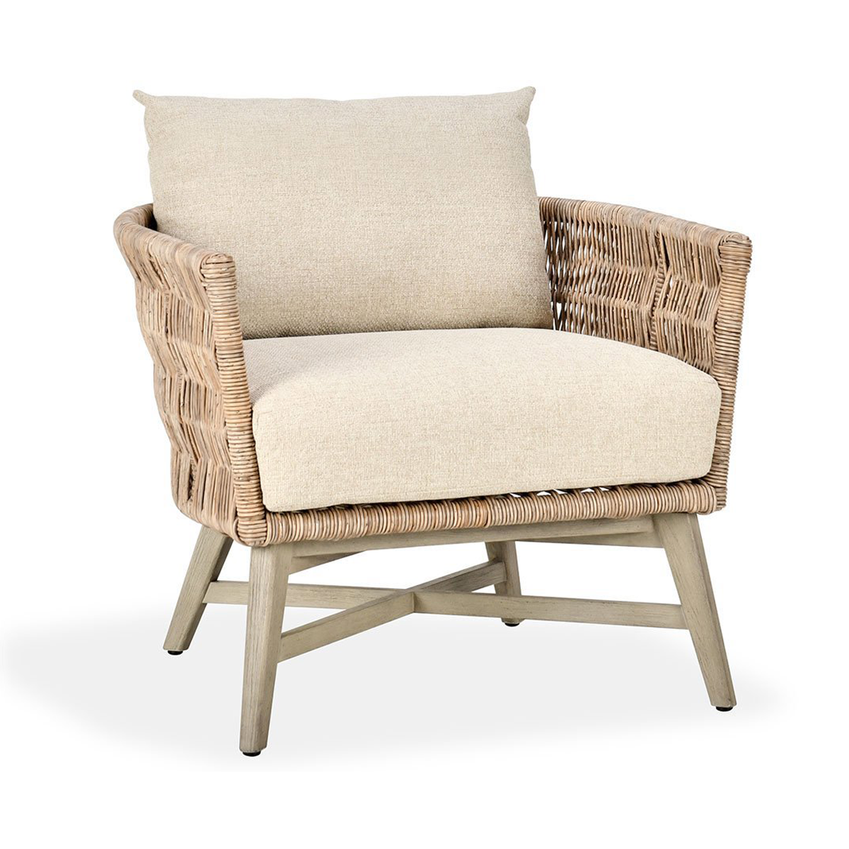 Collins Outdoor Accent Chair - Natural with Sand