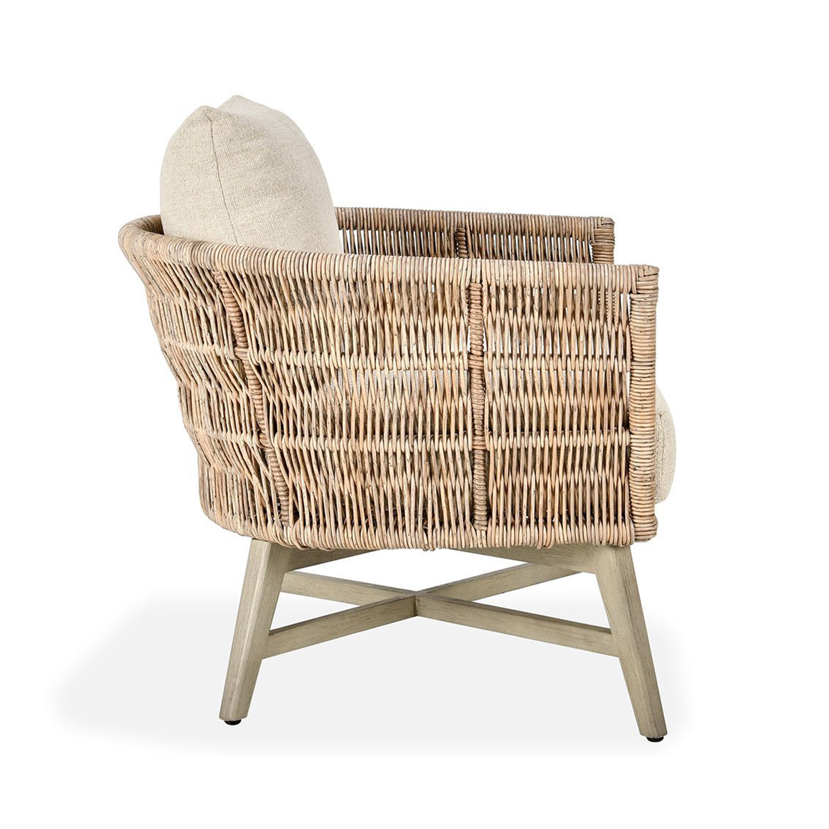 Collins Outdoor Accent Chair - Natural with Sand