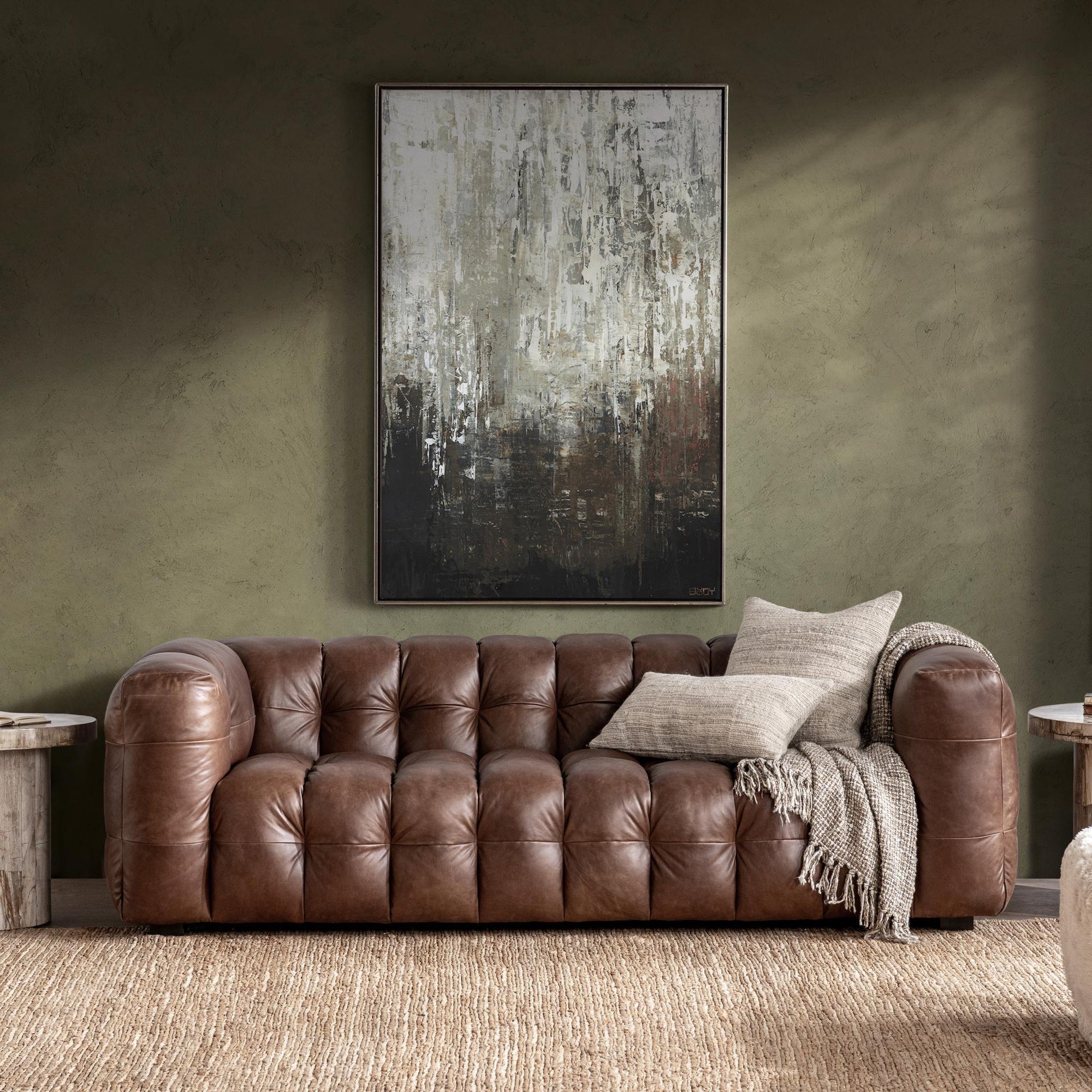 Halston Sofa - Chestnut Elite