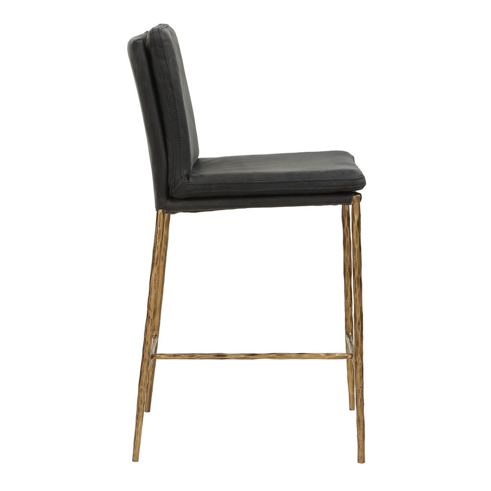 Uttermost Ascend Charcoal Counter Stool